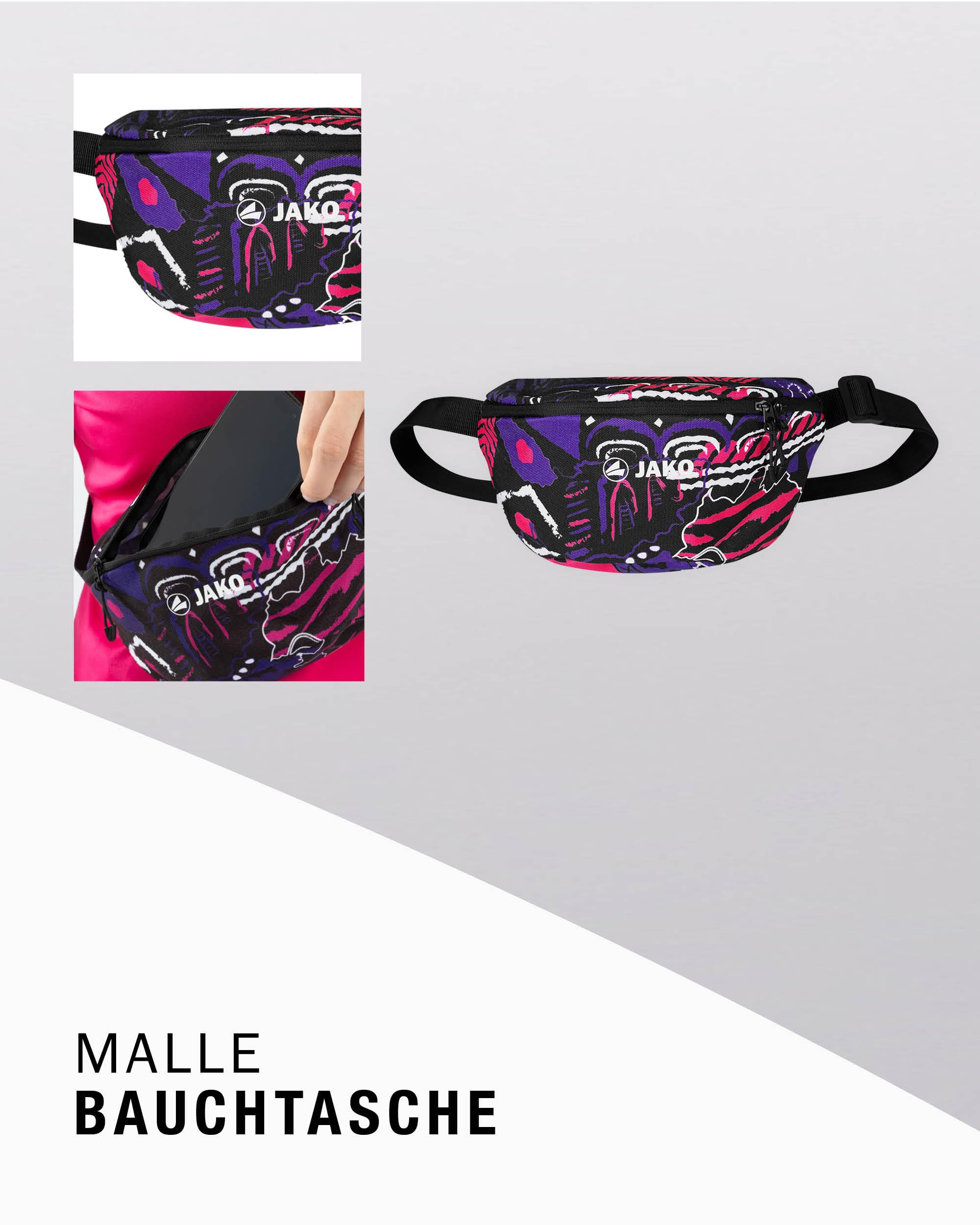 jako-malle-bauchtasche-one-size-polyester-wei-pink image 3