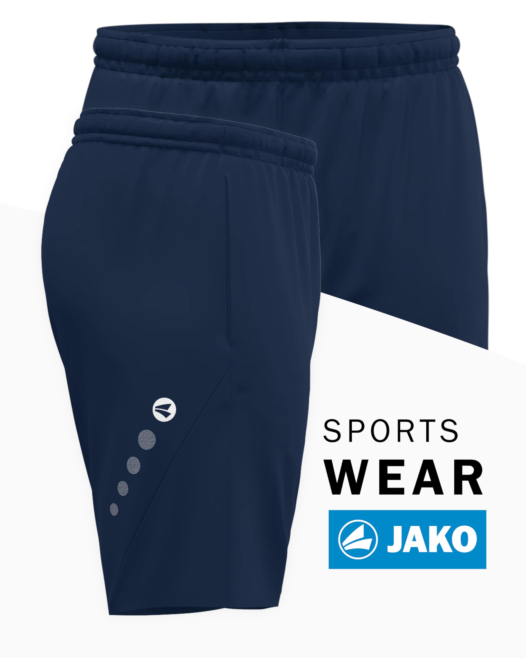 jako-dynamic-freizeit-short-kinder-gr-128-marine image 3
