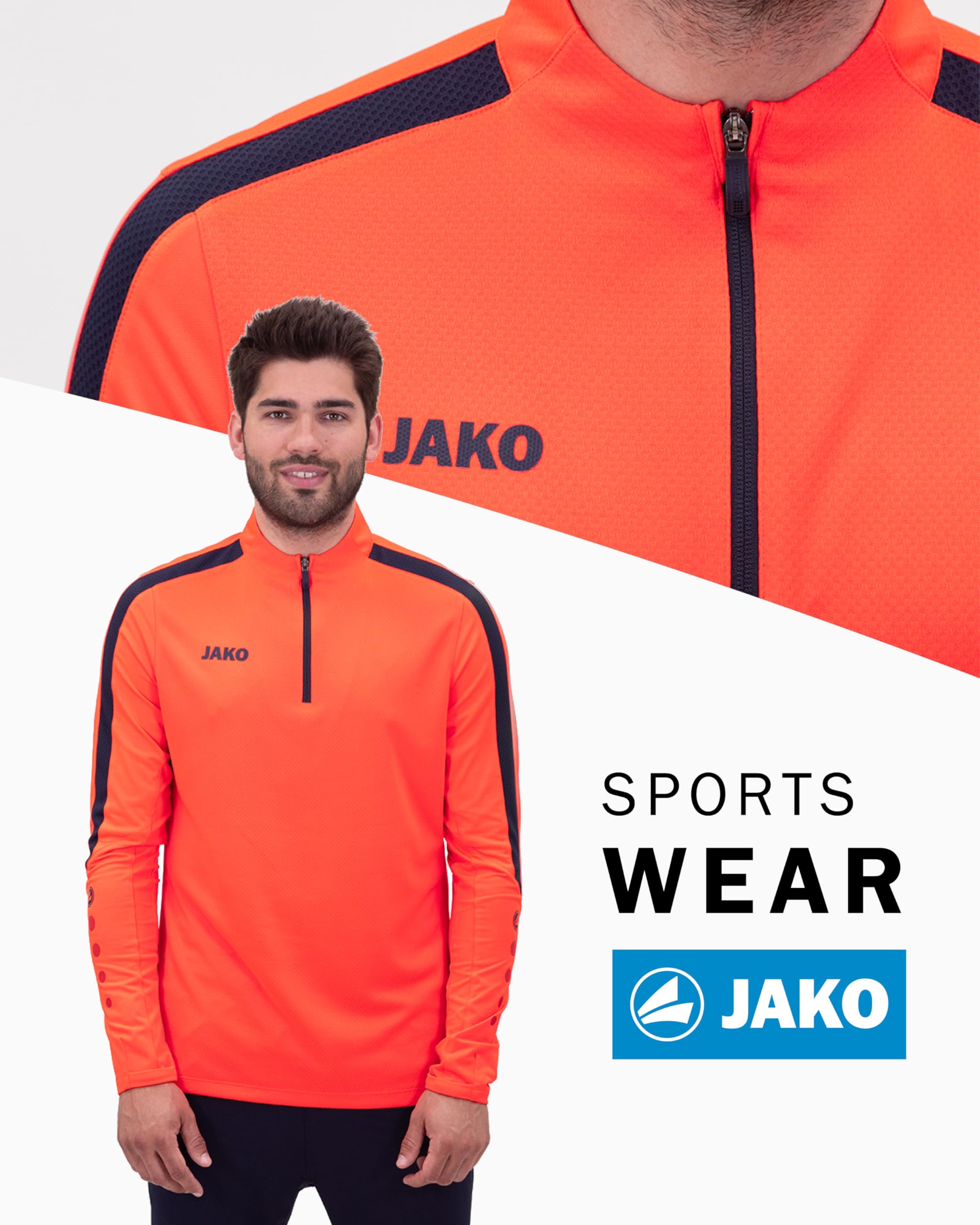 jako-power-sweatshirt-kinder-ziptop-daumenloch image 3