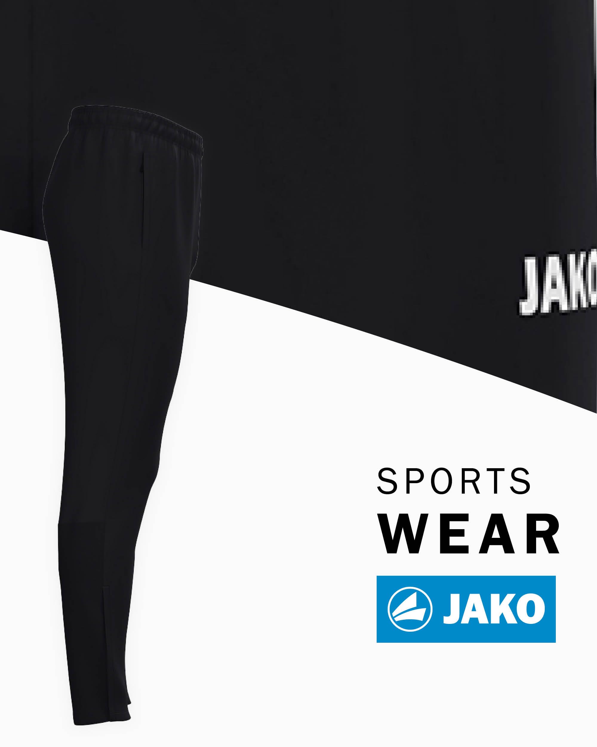 jako-one-trainingshose-langgr-e-schwarz-rei-verschluss image 2