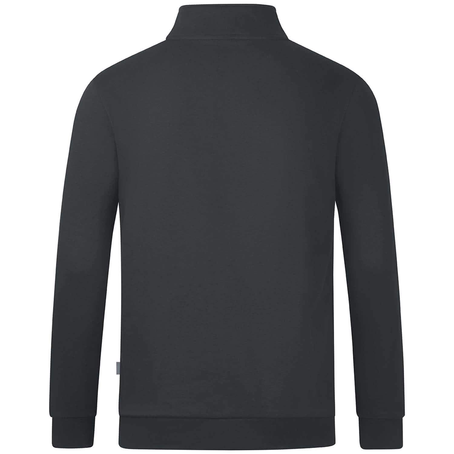 jako-base-ziptop-baumwolle-schwarz-stehkragen-unisex image 2