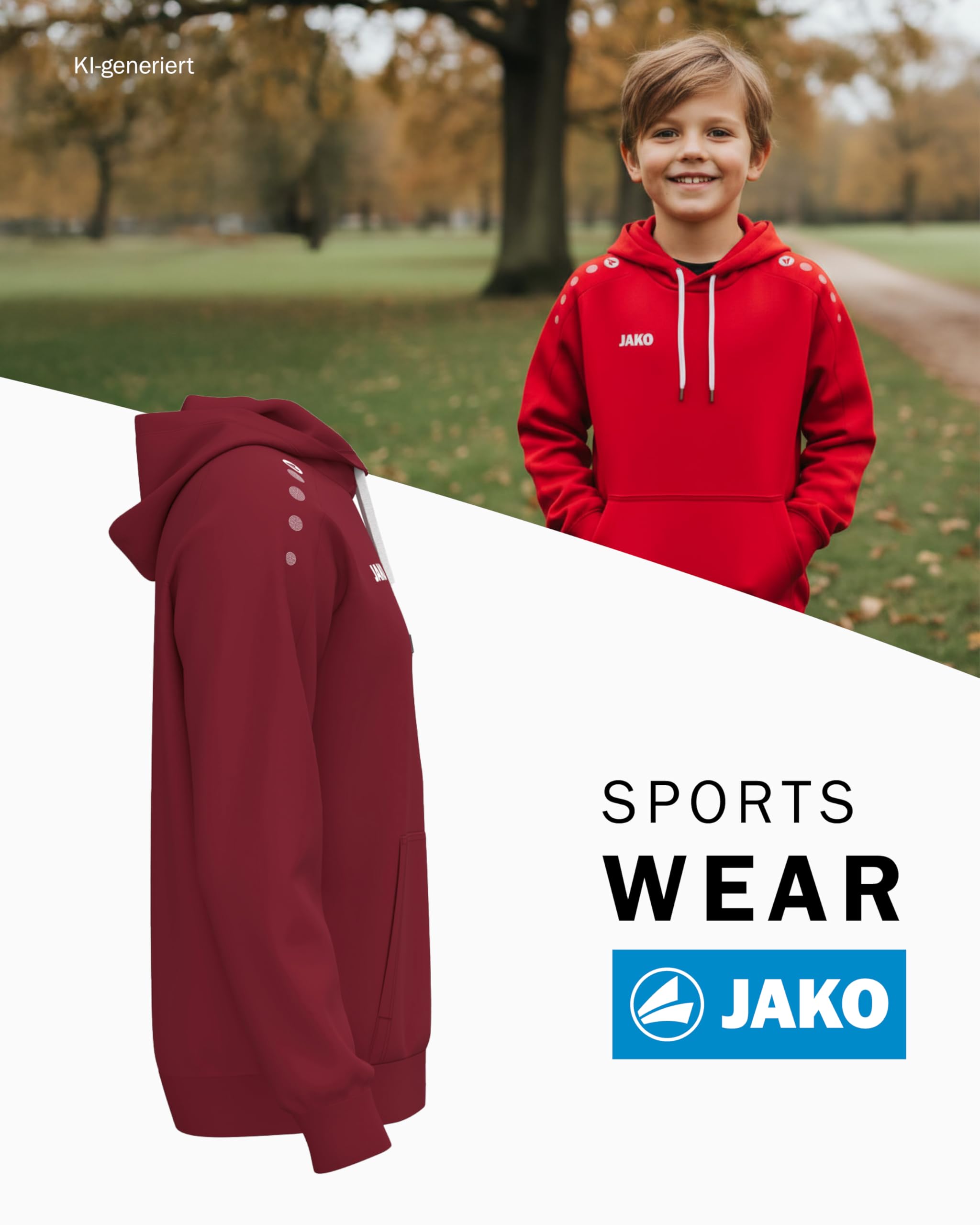 jako-one-cotton-kapuzenpullover-kinder-schwarz-baumwolle image 3
