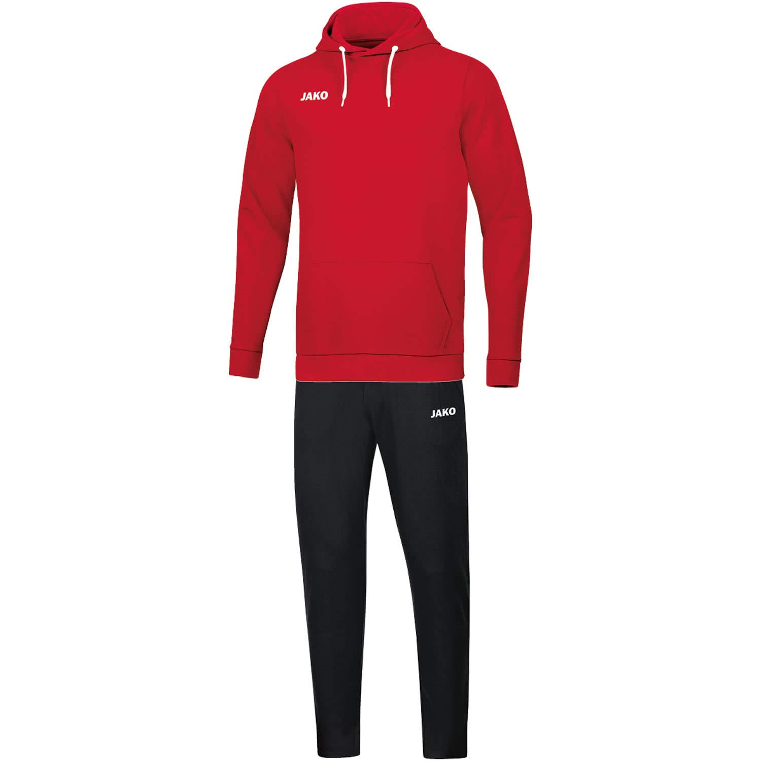 jako-base-jogginganzug-kinder-128-anthrazit-kapuze image 4