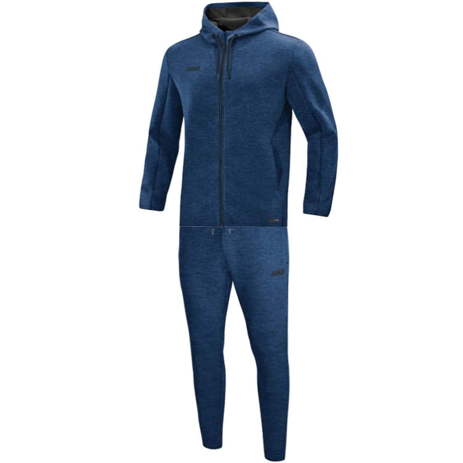jako-premium-basics-jogginganzug-damen-34-anthrazit-meliert-kapuze image 3