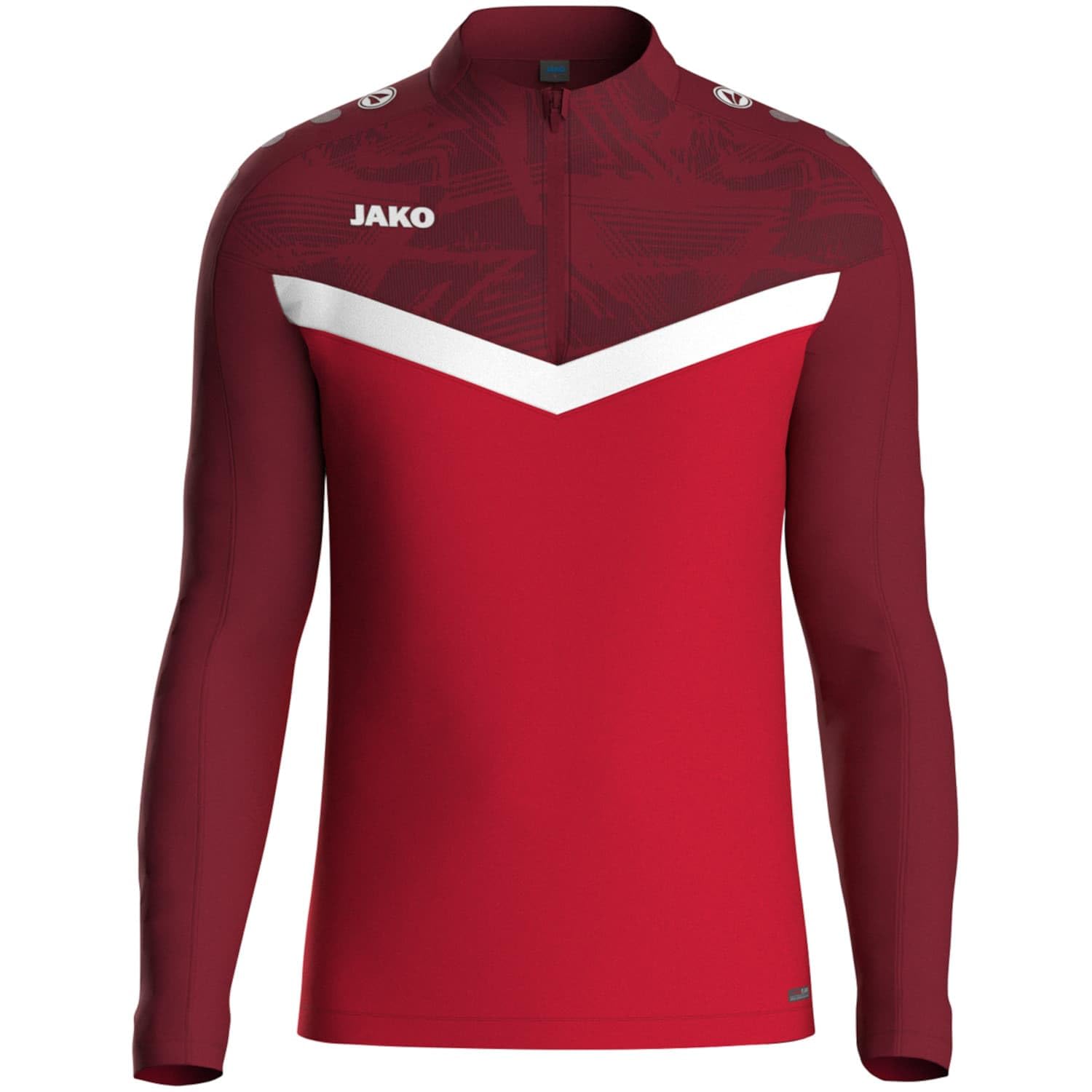 jako-iconic-ziptop-kinder-marine-neongelb-128-fleece image 6