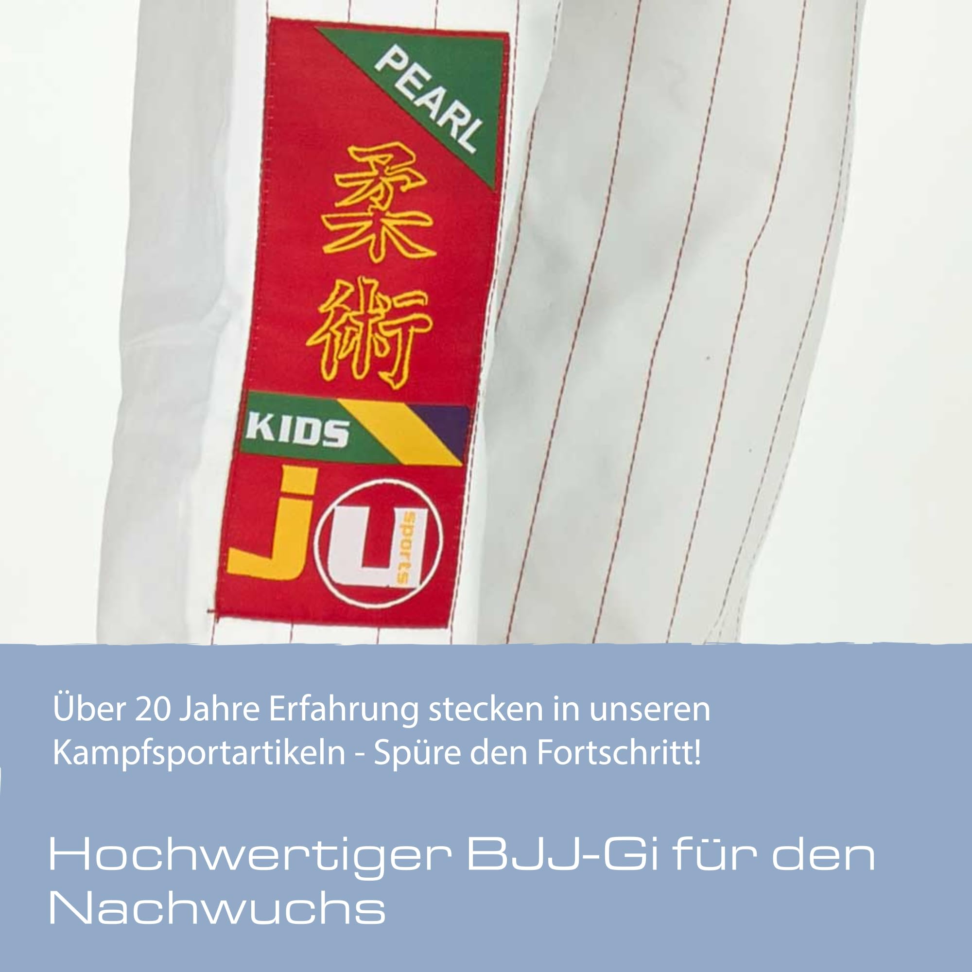 ju-sports-bjj-gi-kids-wei-150-baumwolle-mit-gurt image 6