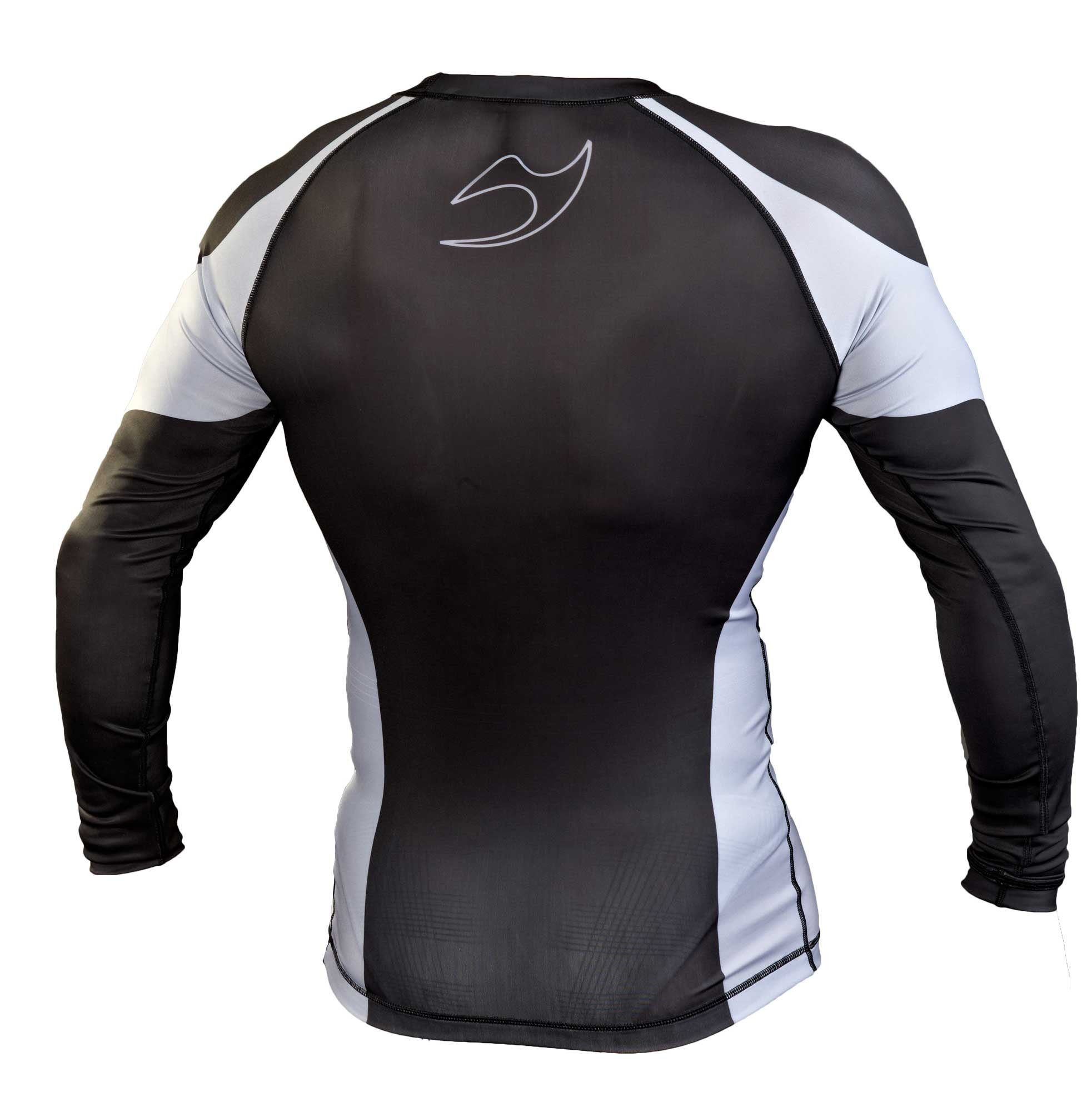 ju-sports-pro-c13-rashguard-ls-schwarz-kompressionsshirt-mma image 2