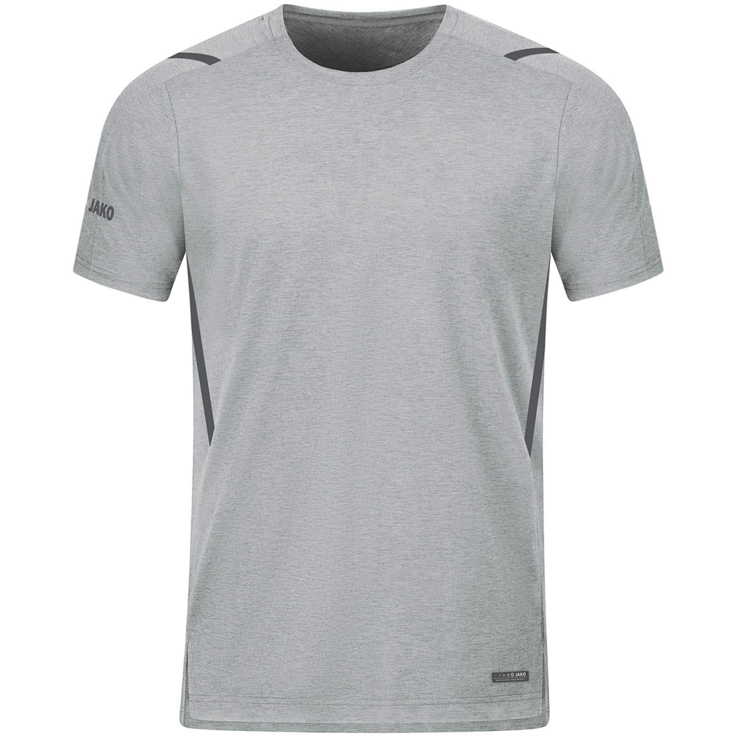 jako-challenge-t-shirt-herren-melange-mit-kontrast-tape image 8