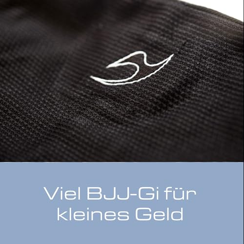 ju-sports-fortaleza-bjj-gi-schwarz-a2-mit-g-rtel-baumwolle image 8