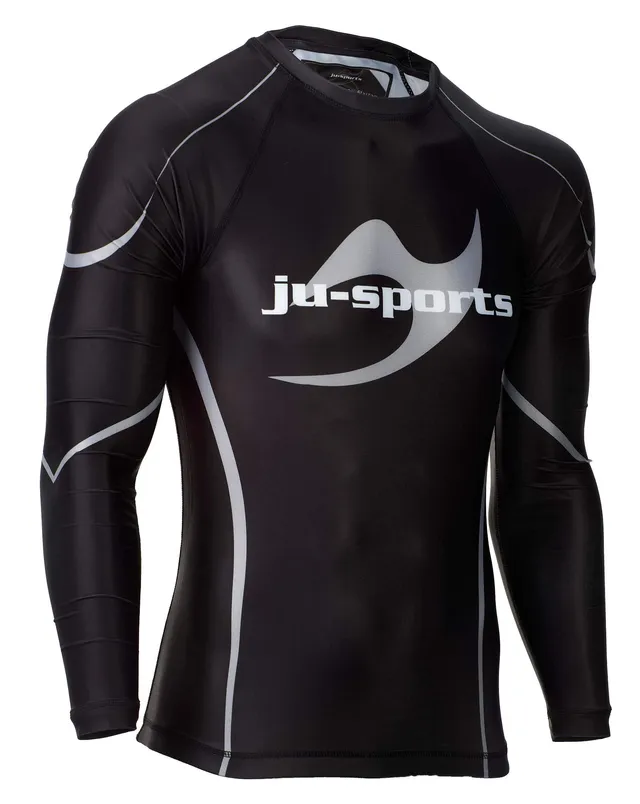 ju-sports-rash-guards-pro-c18-rashguard-langarm-schwarz-s image 1