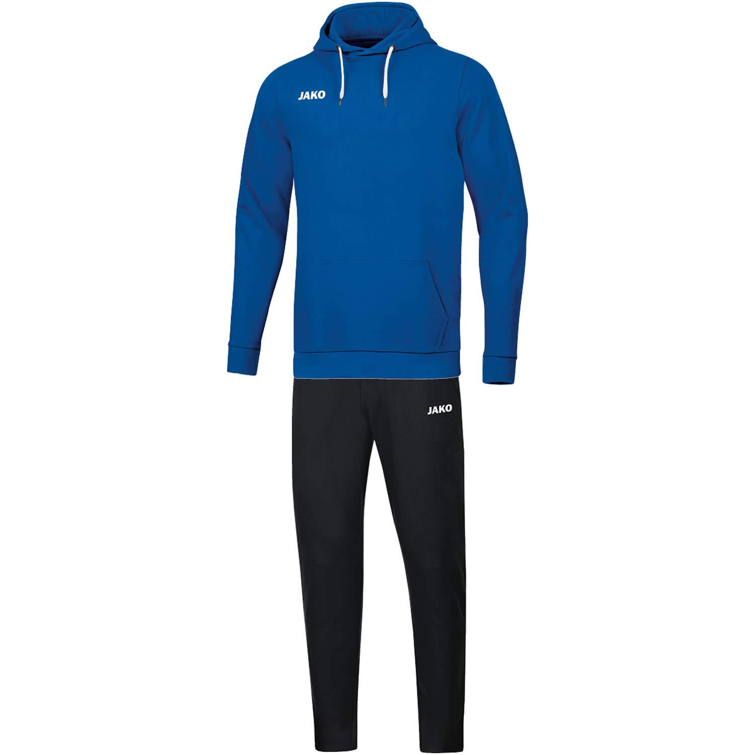jako-base-jogginganzug-kinder-128-anthrazit-kapuze image 2