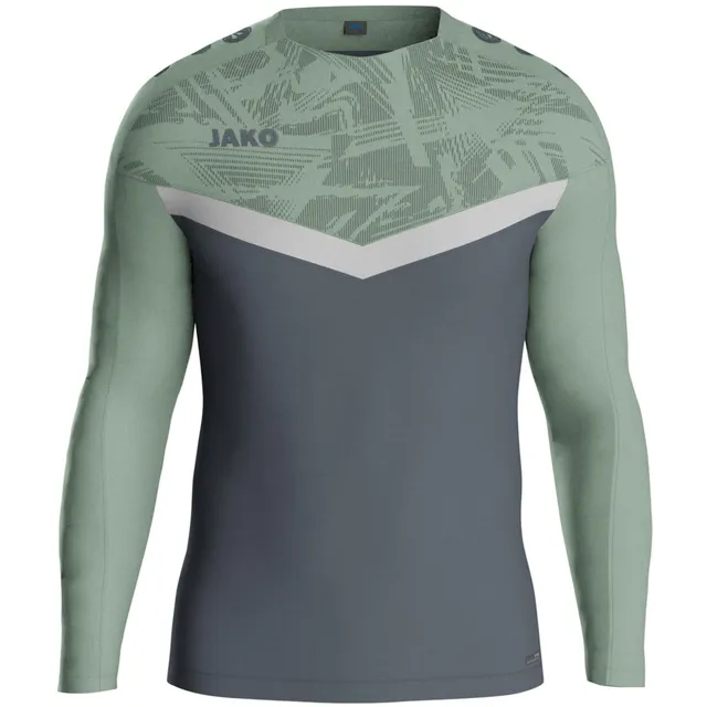 jako-iconic-kinder-sweatshirt-116-anthra-light-mintgr-n image 1