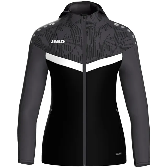 jako-iconic-kapuzenjacke-unisex-schwarz-soft-yellow image 1