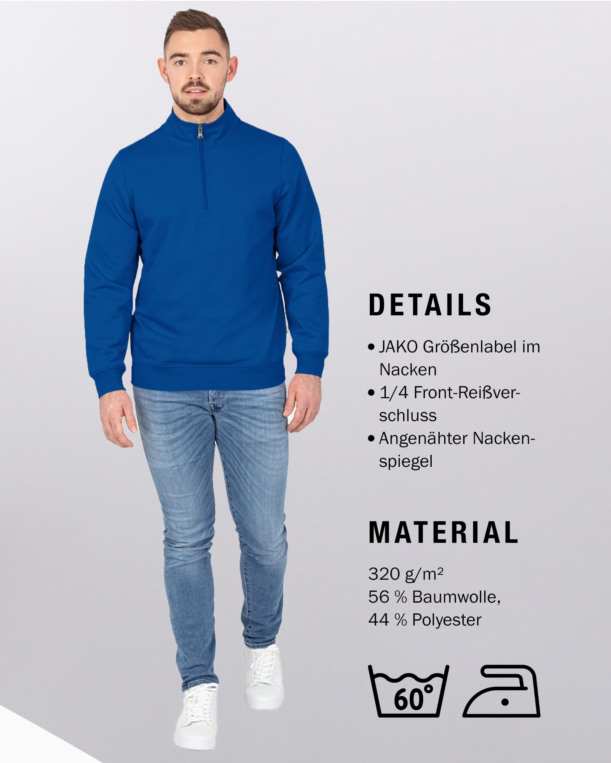 jako-base-ziptop-doubletex-schwarz-gr-e-l image 6