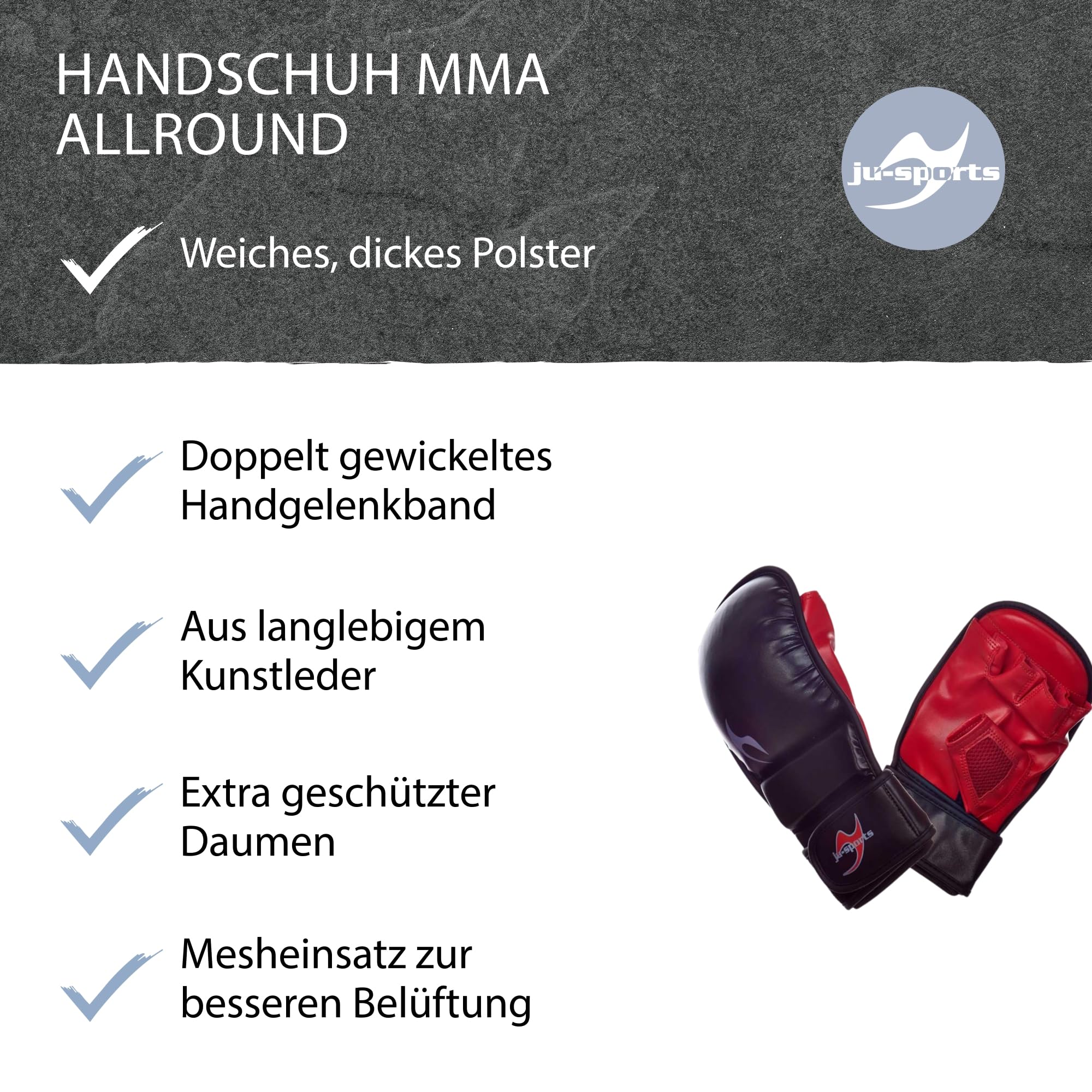ju-sports-allround-mma-handschuhe-kunstleder-gr-l-mit-daumenschutz image 5