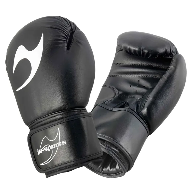 ju-sports-boxhandschuhe-12-oz-boxen-training-schwarz-pu image 1
