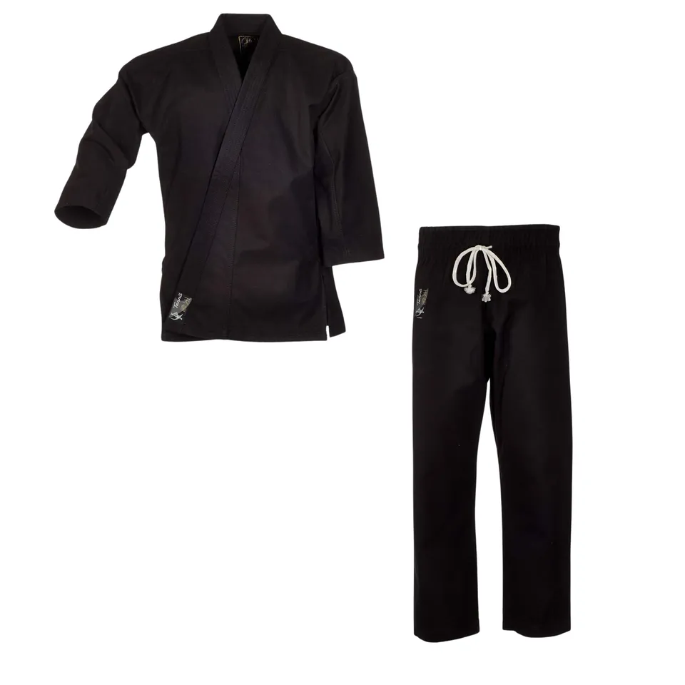 ju-sports-tenno-classic-ju-jutsu-anzug-schwarz-gr-180-baumwolle image 1