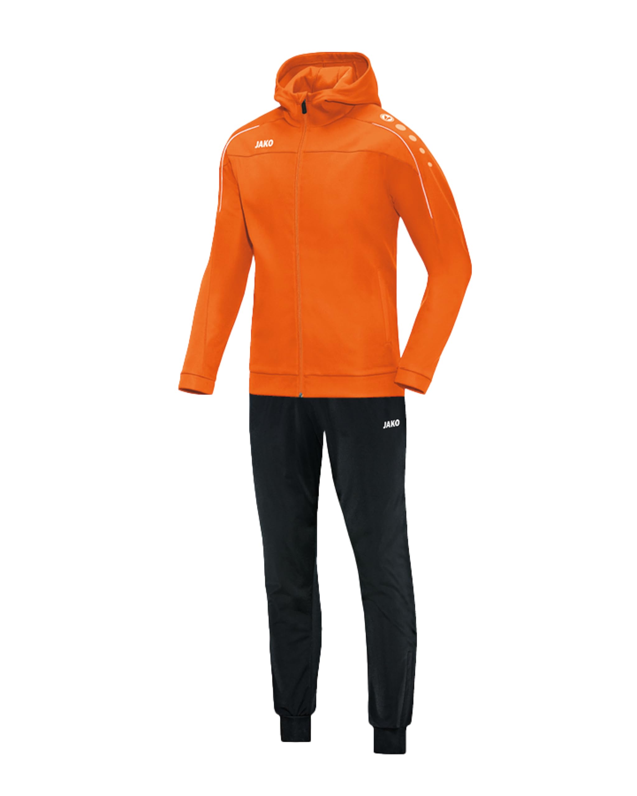 jako-classico-trainingsanzug-damen-neonorange-4xl-kapuze image 7