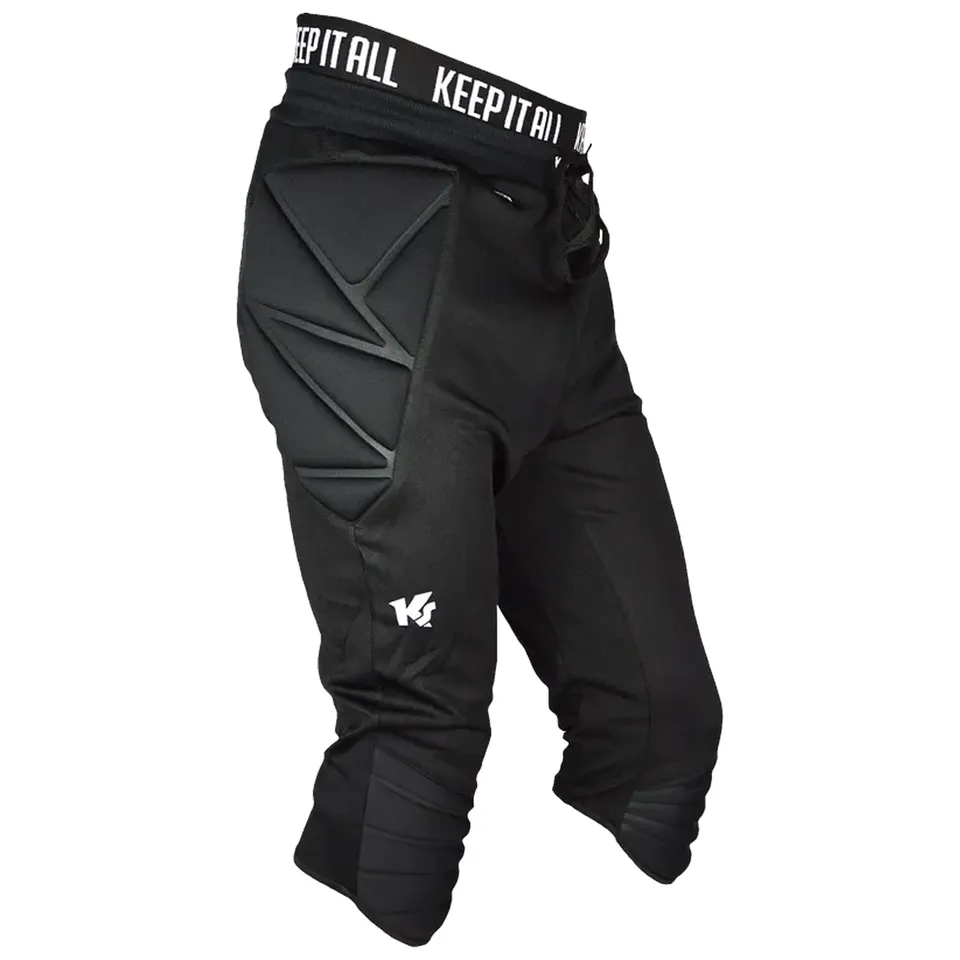 keepersport-3-4-torwarthose-basicpadded-xxl-schwarz image 1