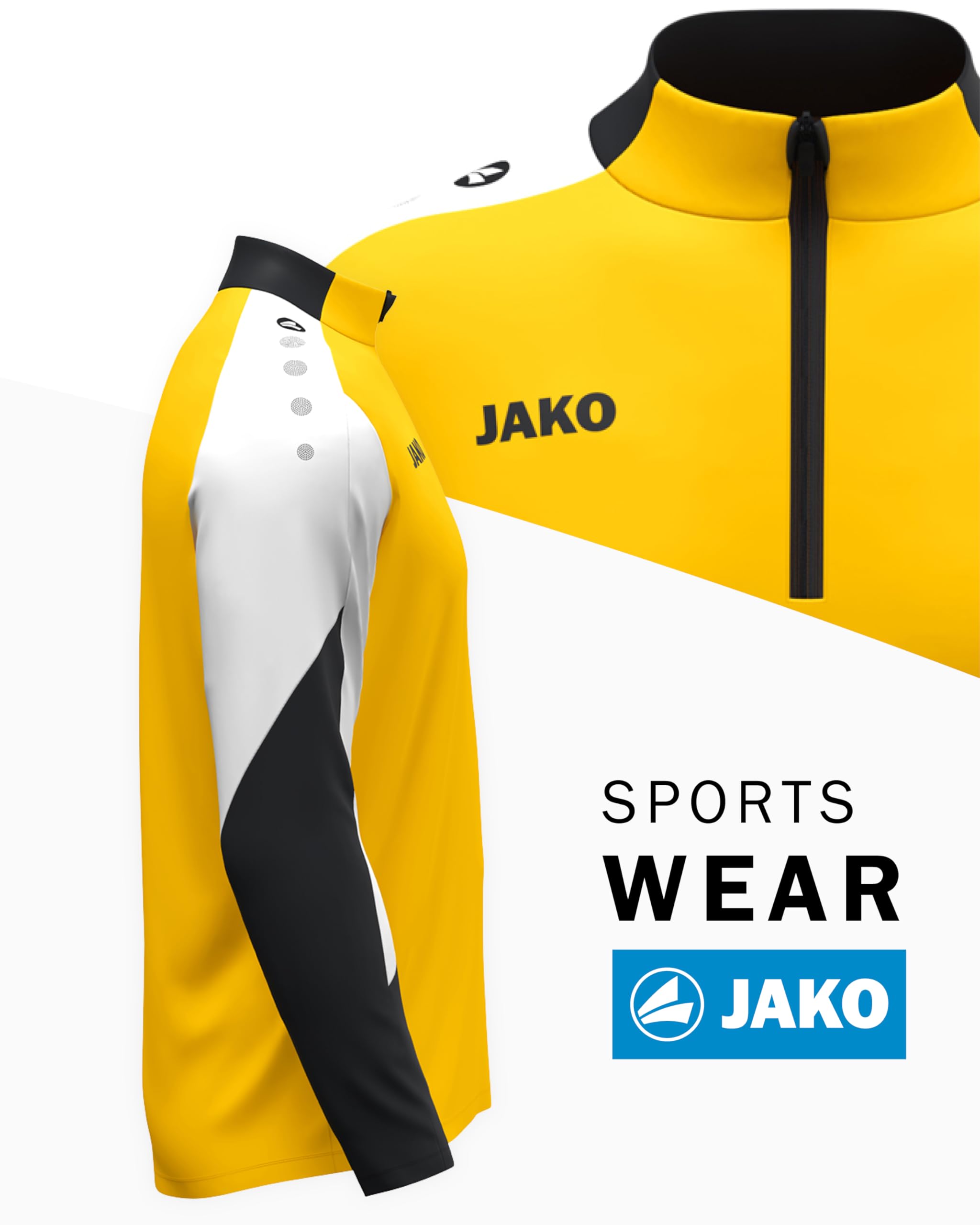 jako-dynamic-ziptop-sweatshirt-herren-gr-s-recycelt image 3