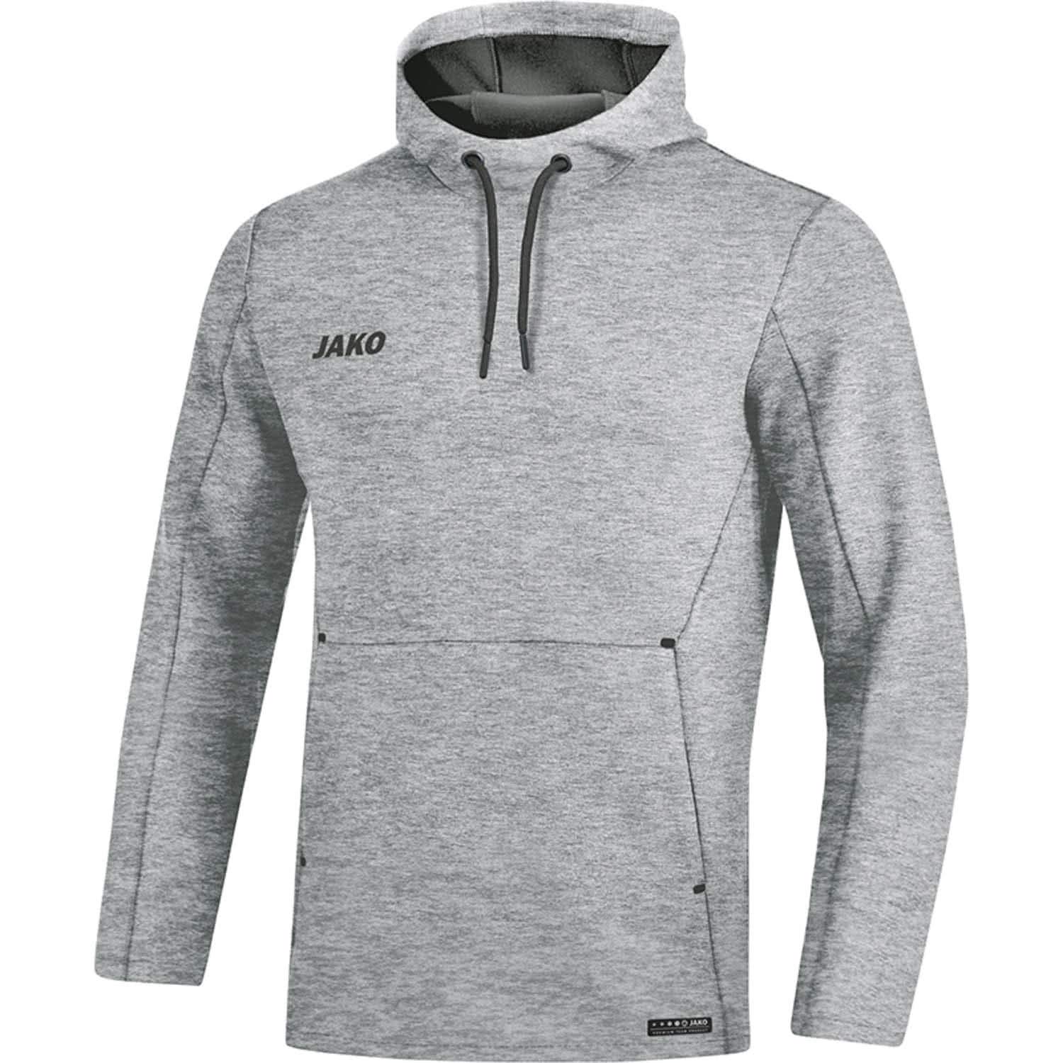 jako-premium-basics-kapuzenhoodie-herren-marine-meliert image 4