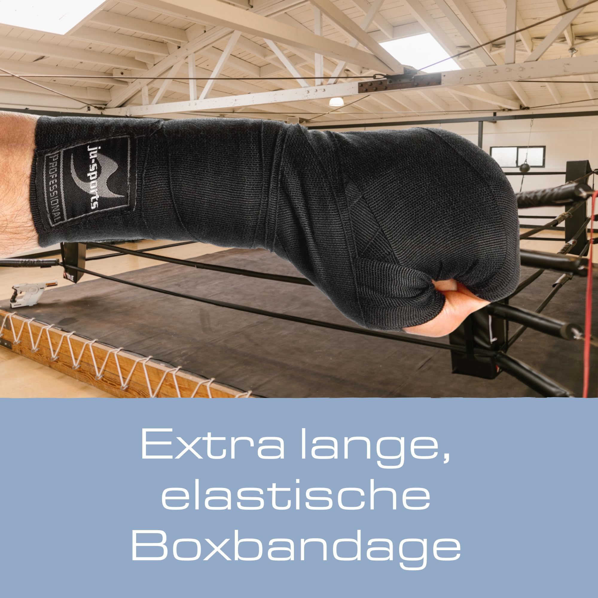 ju-sports-profi-boxbandagen-5m-schwarz-elastisch image 2