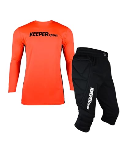 keepersport-torwarttrikot-herren-langarm-rotschwarz-gepolstert image 8