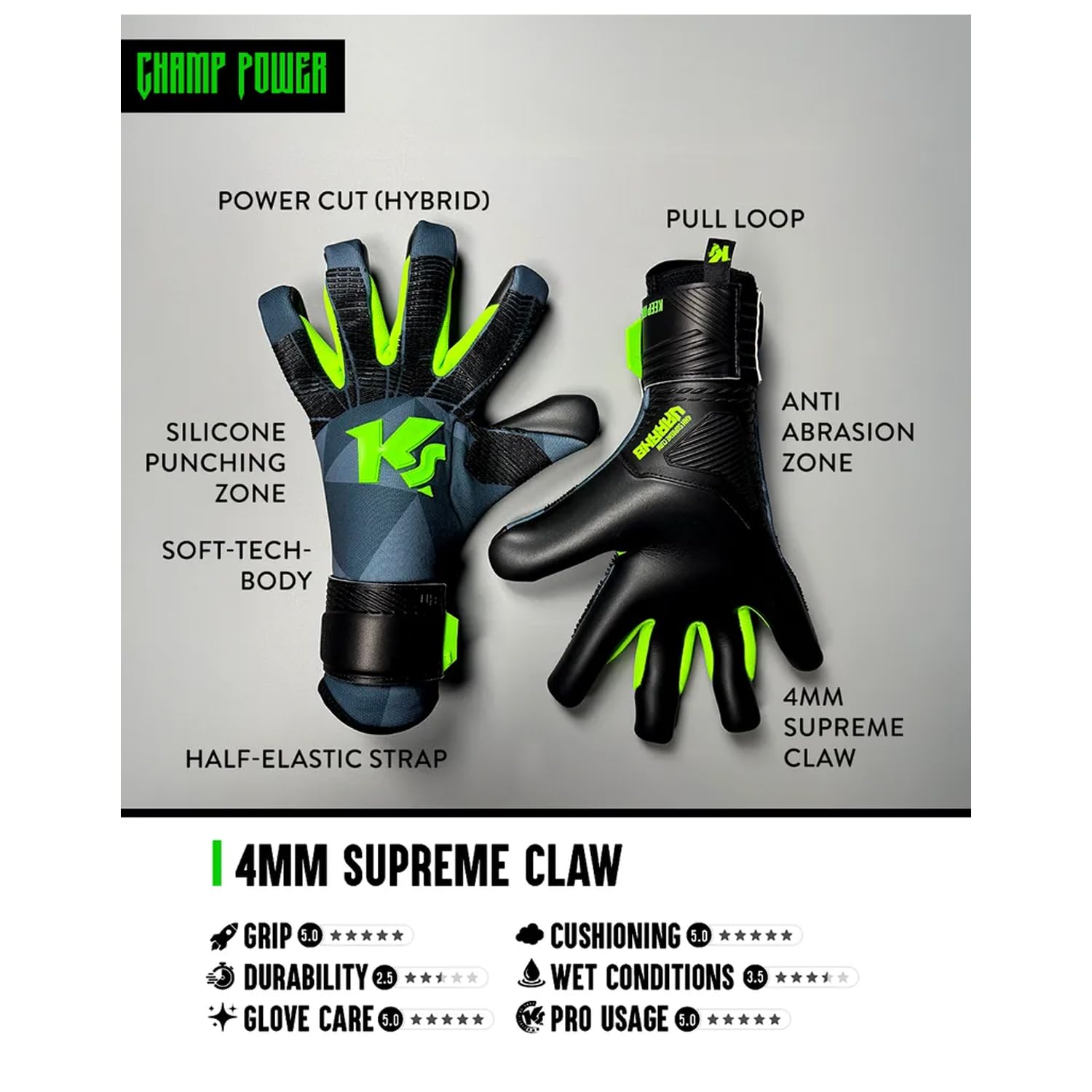 keepersport-varan8-champ-elite-power-torwarthandschuhe-hybrid image 2