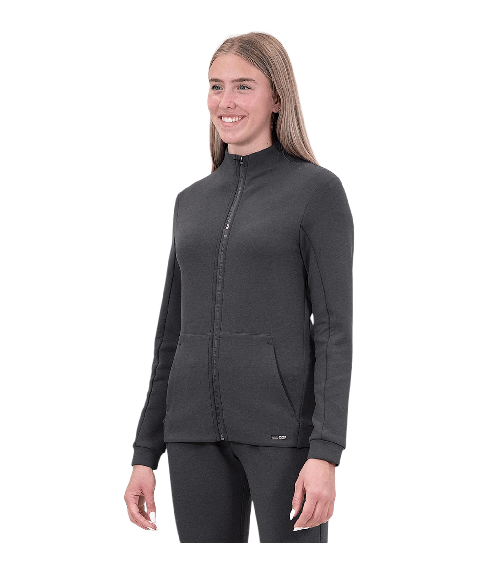 jako-pro-casual-jacke-damen-schwarz-34-elastisch-taschen image 3