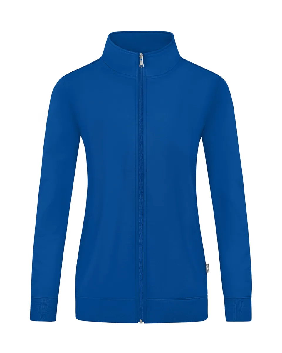 jako-base-sweatjacke-doubletex-damen-grau-60-grad image 1