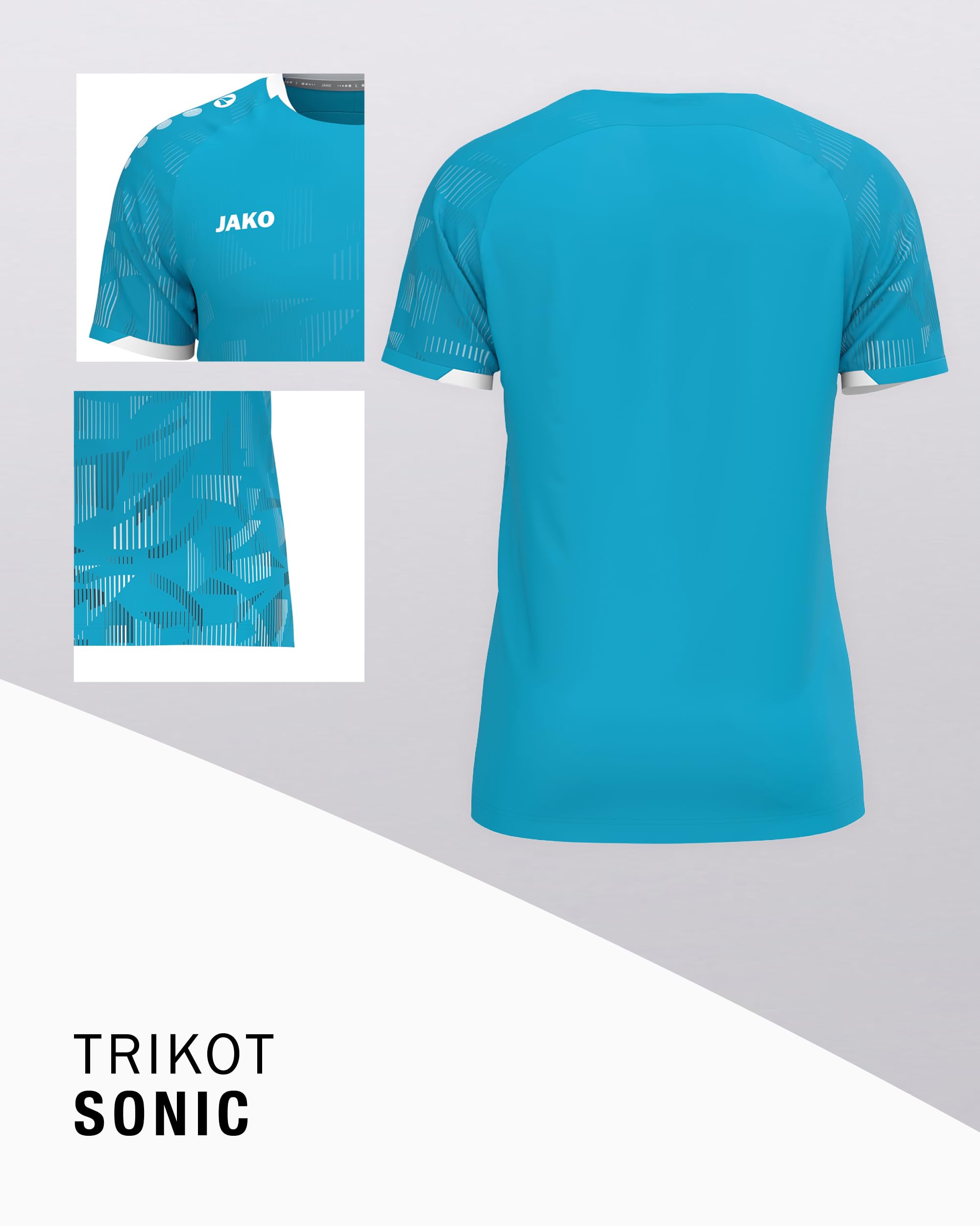 jako-sonic-kinder-trikot-128-wei-rot-keep-dry image 4