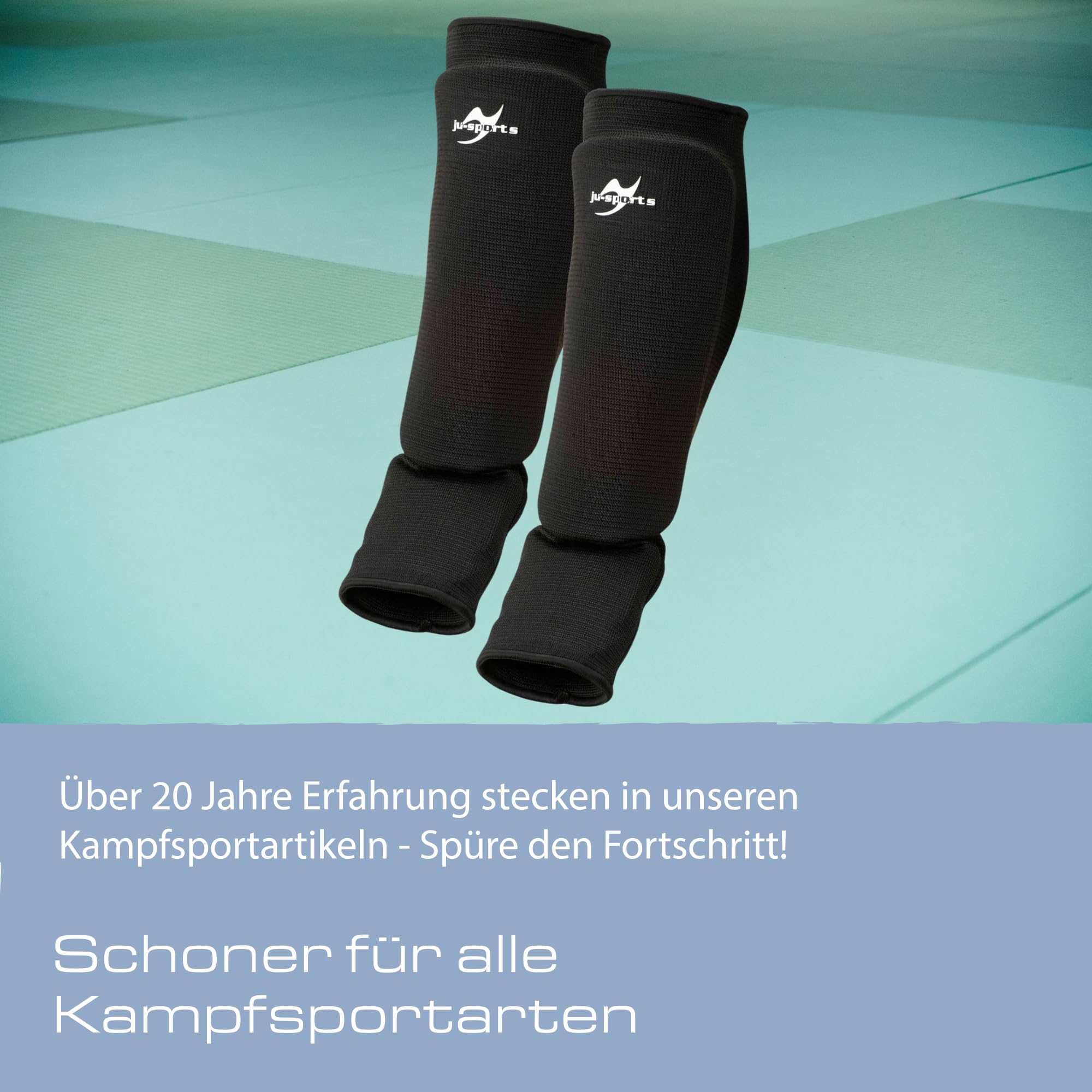 ju-sports-schienbeinschoner-spann-xl-schwarz-baumwolle image 6