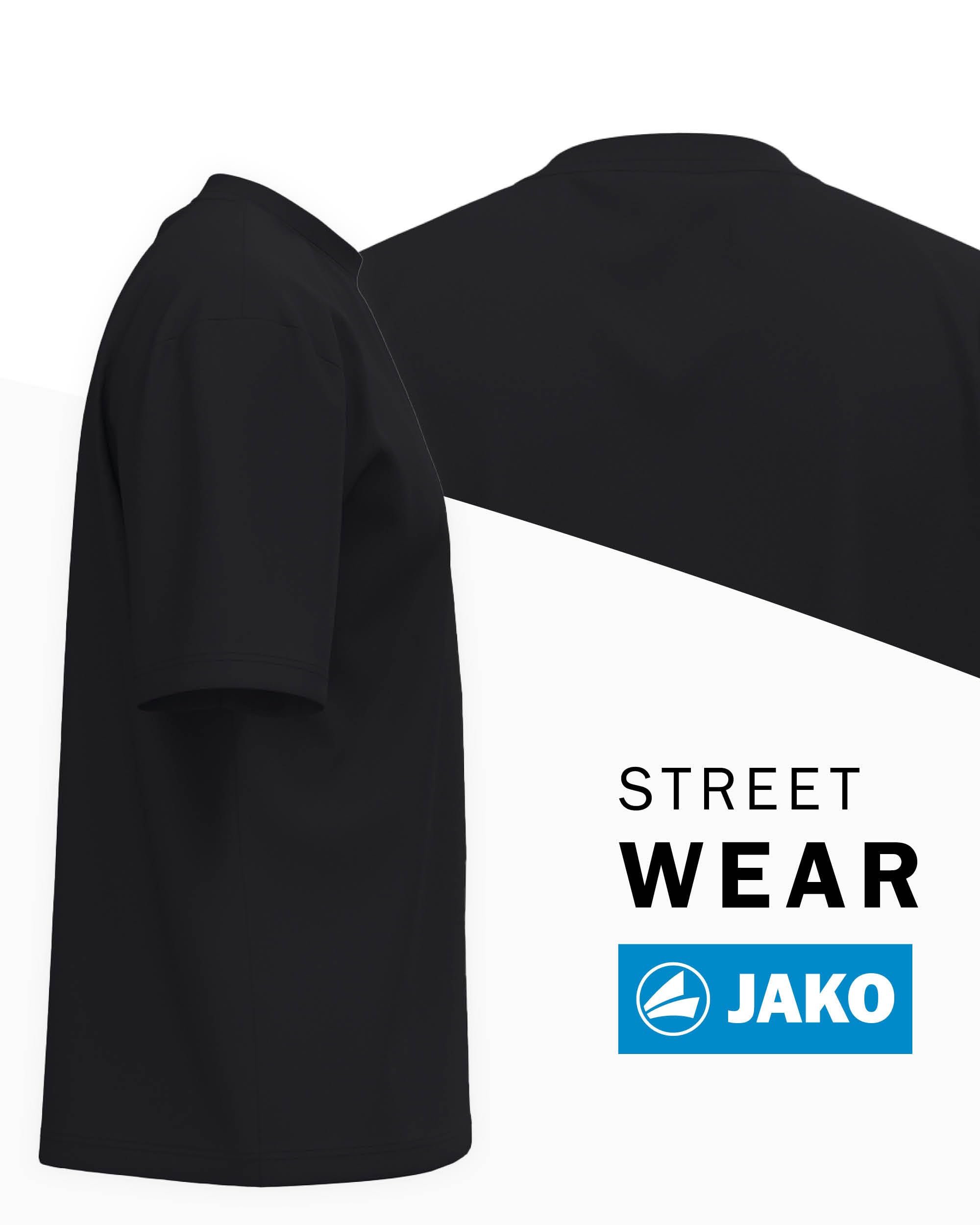 jako-wardrobe-t-shirt-unisex-schwarz-bio-baumwolle image 2