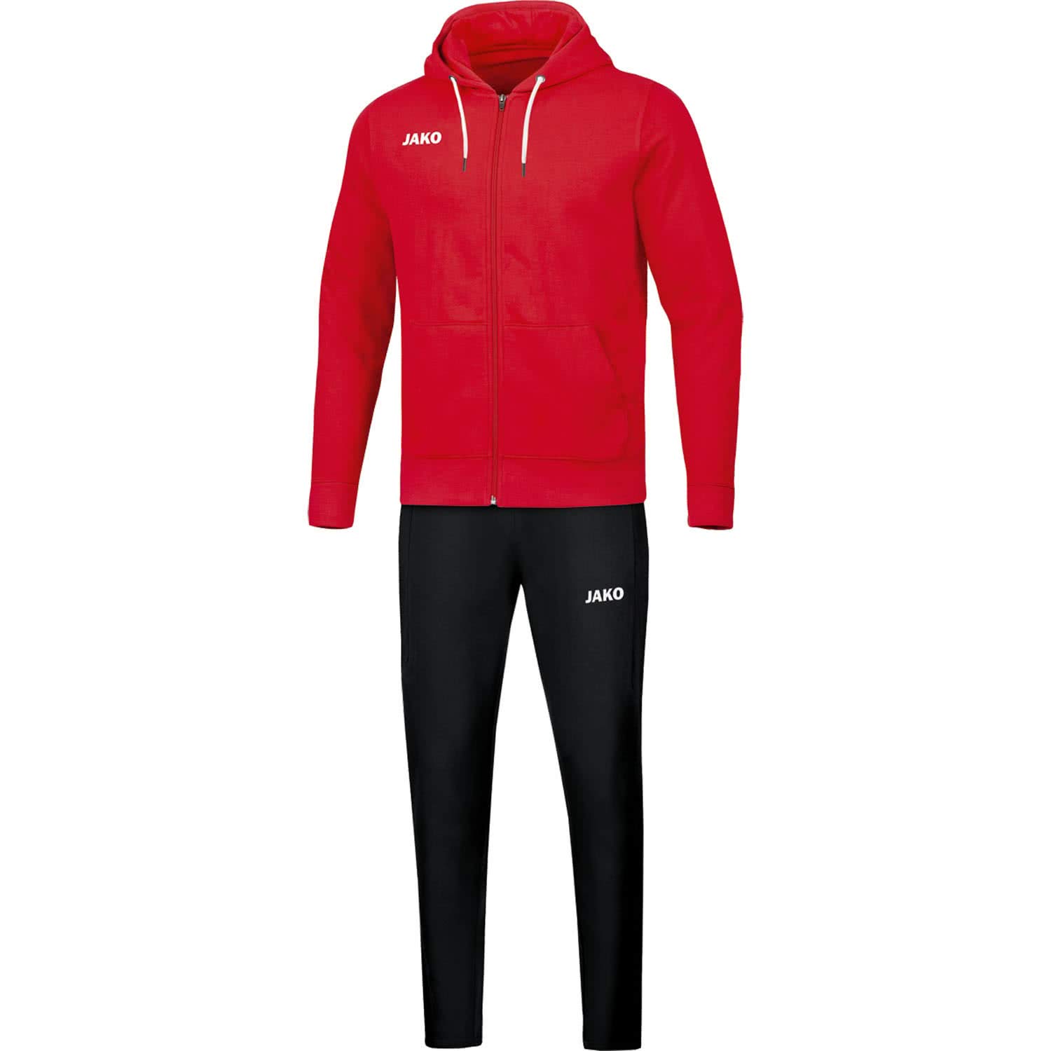 jako-base-jogginganzug-kinder-140-mit-kapuze-bio-baumwolle image 1