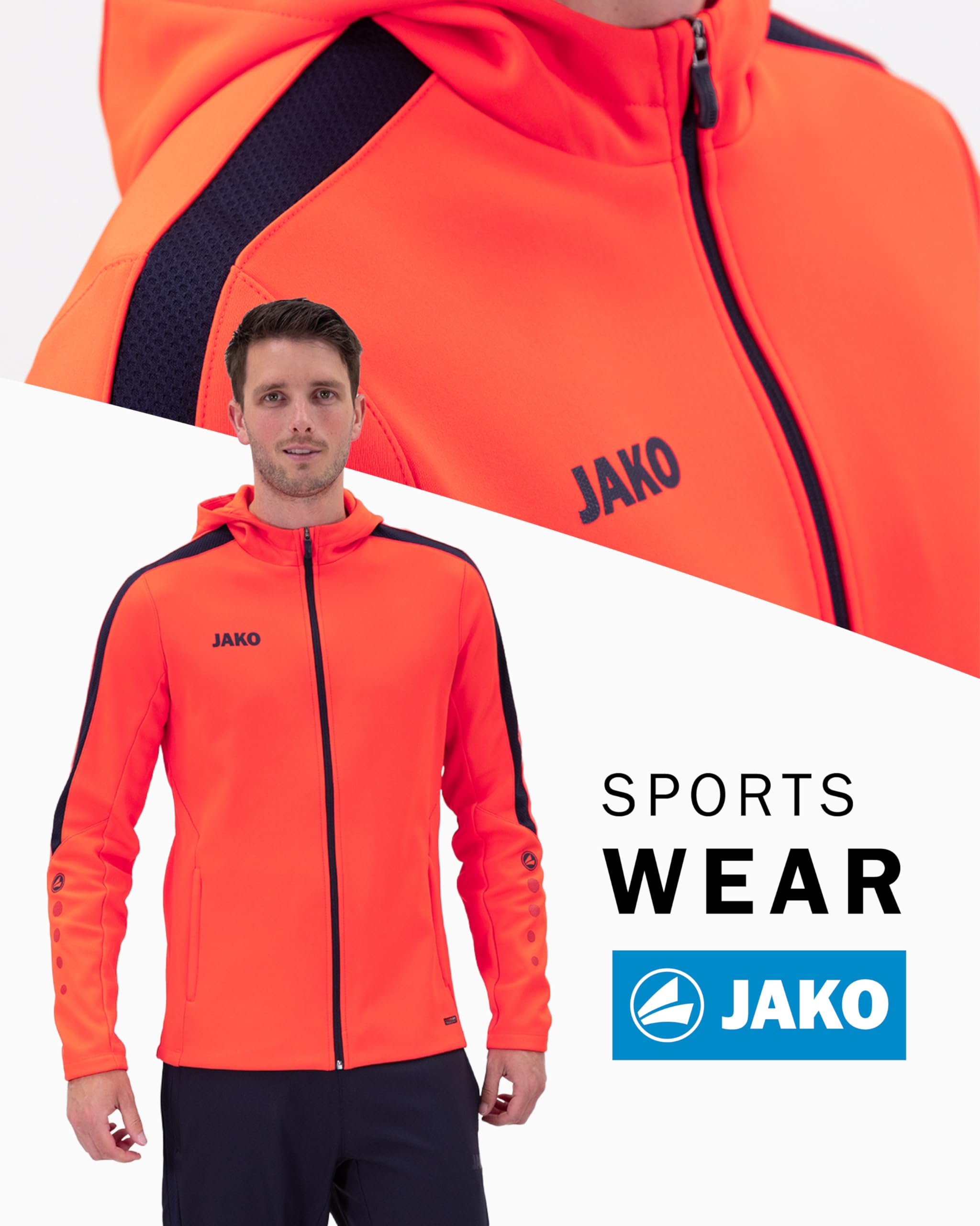 jako-power-trainingsanzug-herren-polyester-2-teilig-kapuze image 2