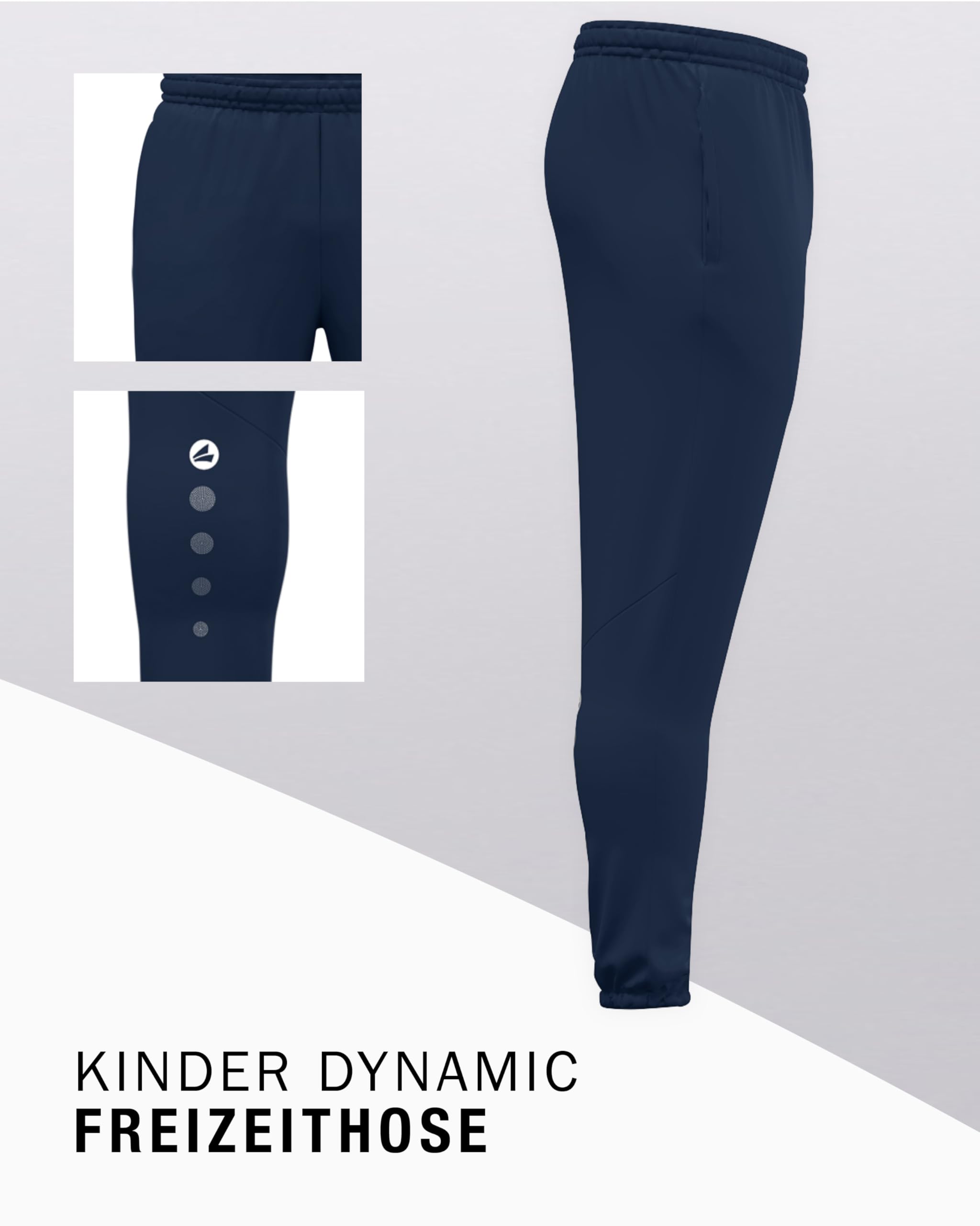 jako-dynamic-freizeithose-kinder-marine-keepdry-recycelt image 4