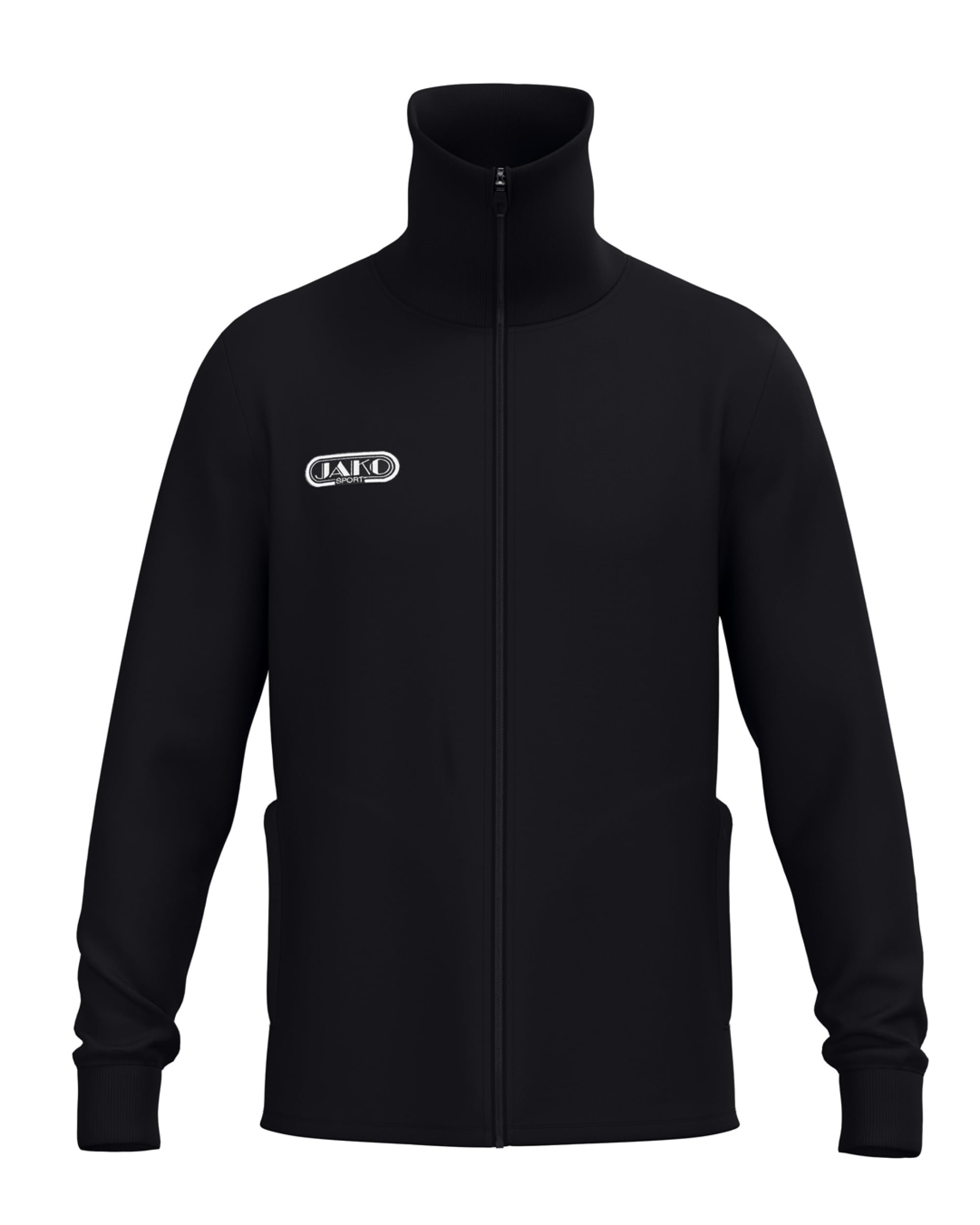 jako-wardrobe-trainingsjacke-schwarz-retro-logo image 1