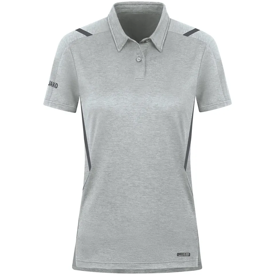 jako-challenge-polo-damen-freizeit-melange-polokragen image 1