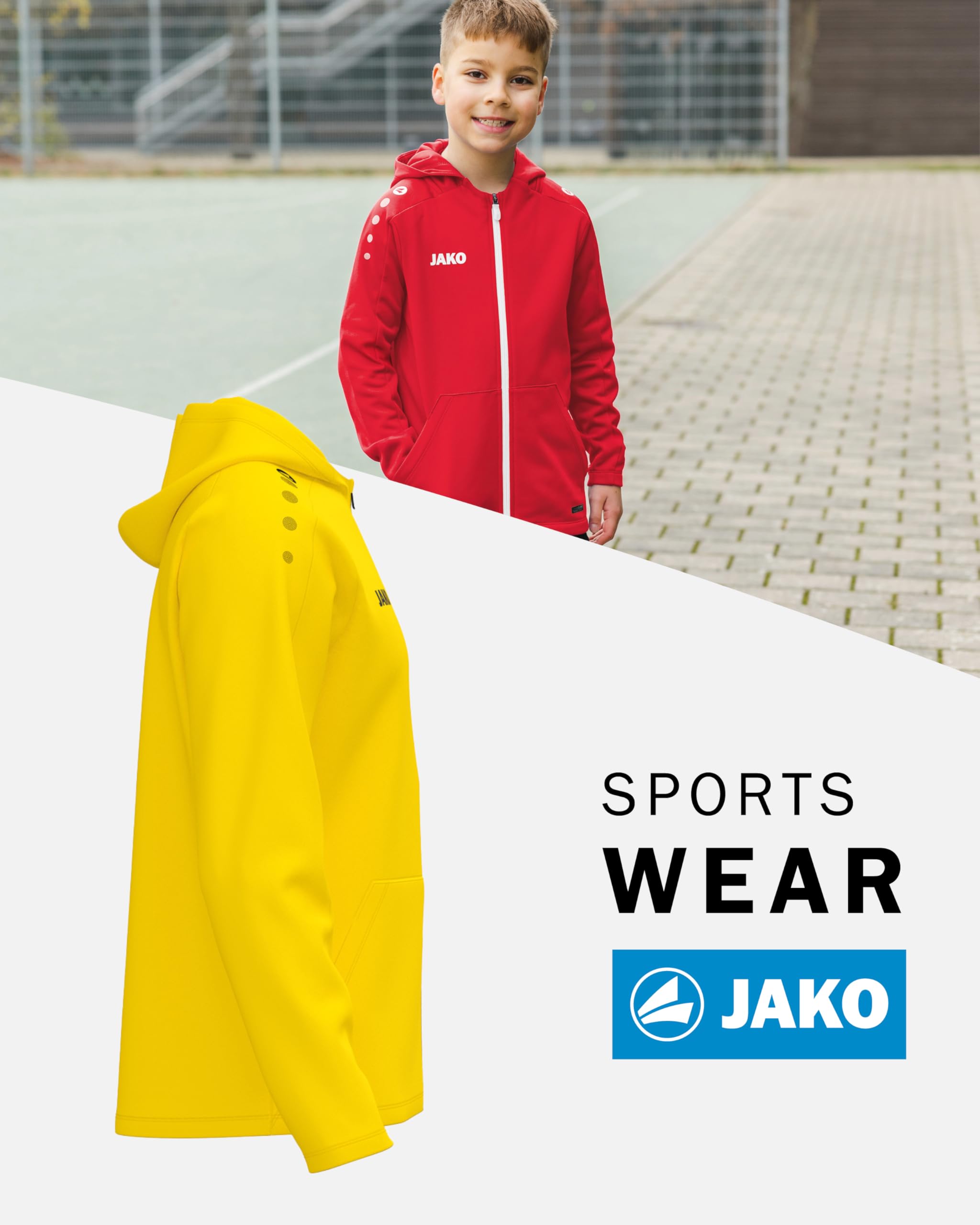 jako-one-kapuzenjacke-kinder-hoodie-violett-micro-fleece image 3