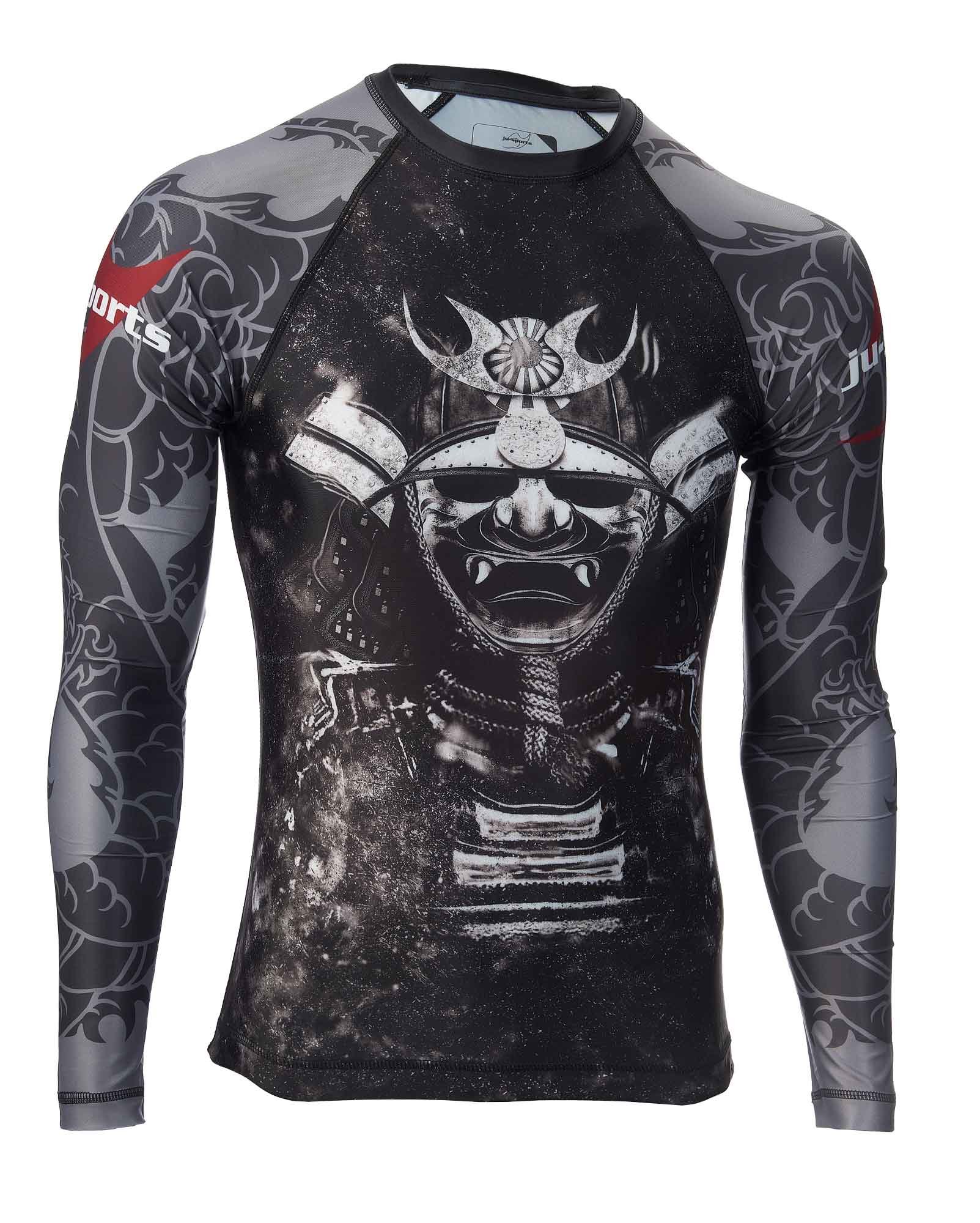 ju-sports-rash-guards-dark-line-kabuto-rashguard-langarm image 1