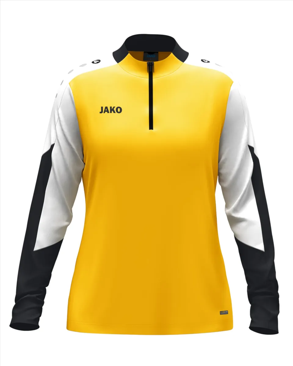 jako-dynamic-ziptop-damen-s-gelb-wei-recycelt image 1