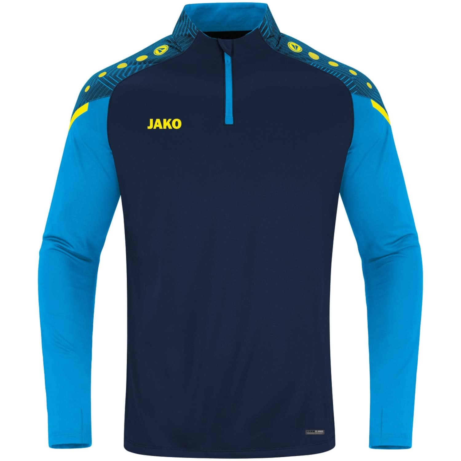 jako-performance-kinder-ziptop-128-schwarz-wei-grau image 5