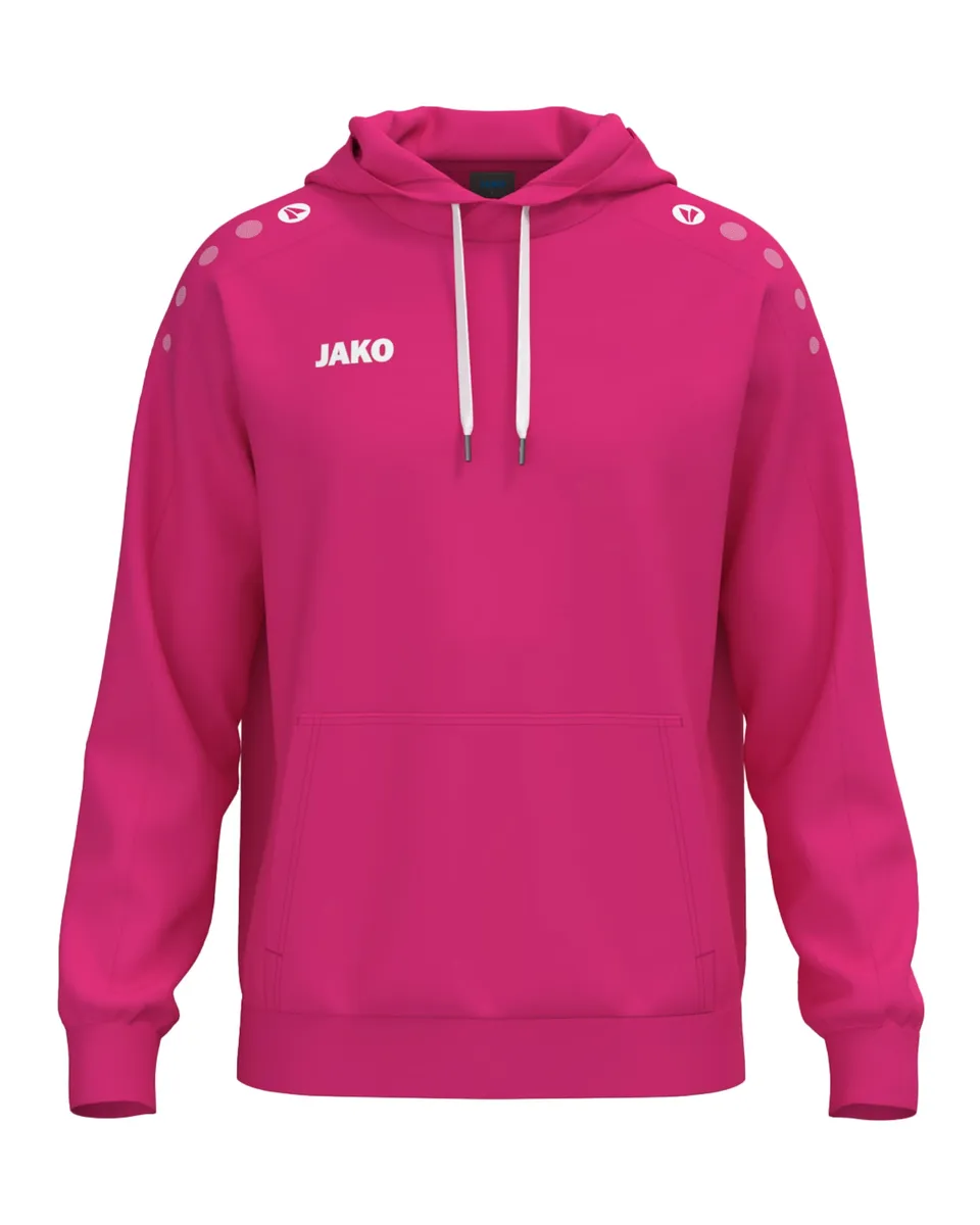 jako-one-hoody-kapuzenpullover-unisex-schwarz-baumwolle-veredelbar image 1