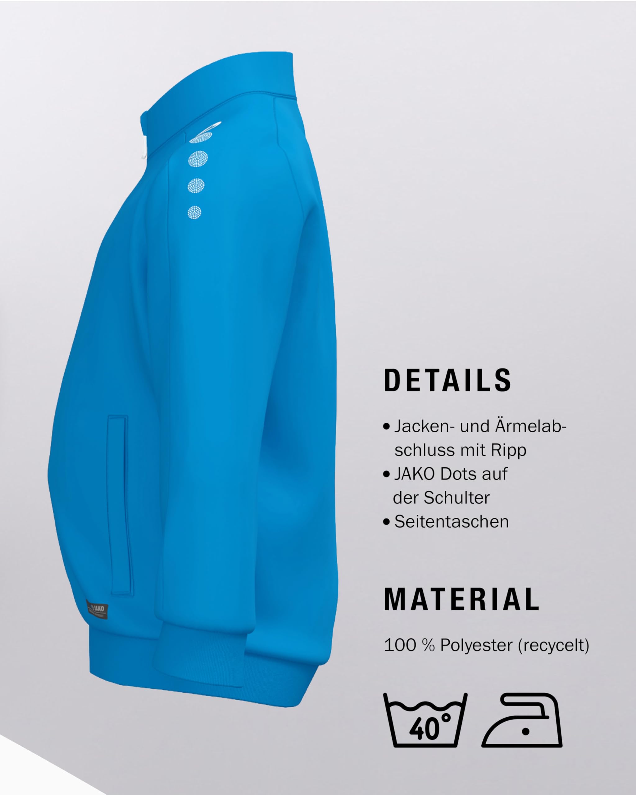 jako-one-bambini-polyesterjacke-kinder-jako-blau-strapazierf-hig image 5