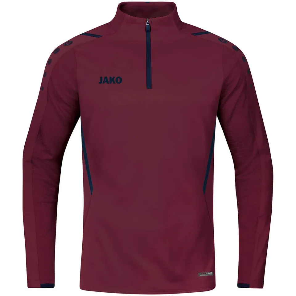 jako-challenge-ziptop-herren-m-schwarz-wei-fleece image 1