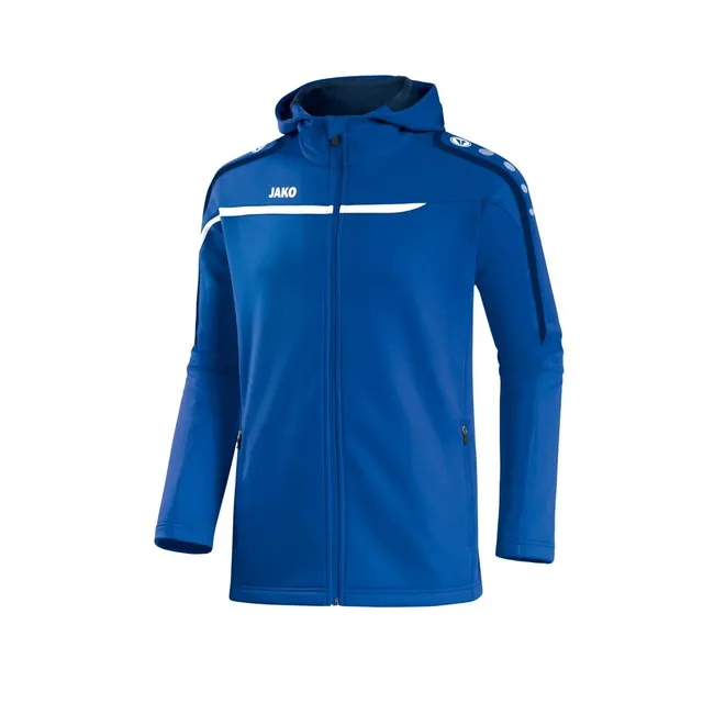 jako-performance-kapuzenjacke-herren-schwarz-wei-grau image 1