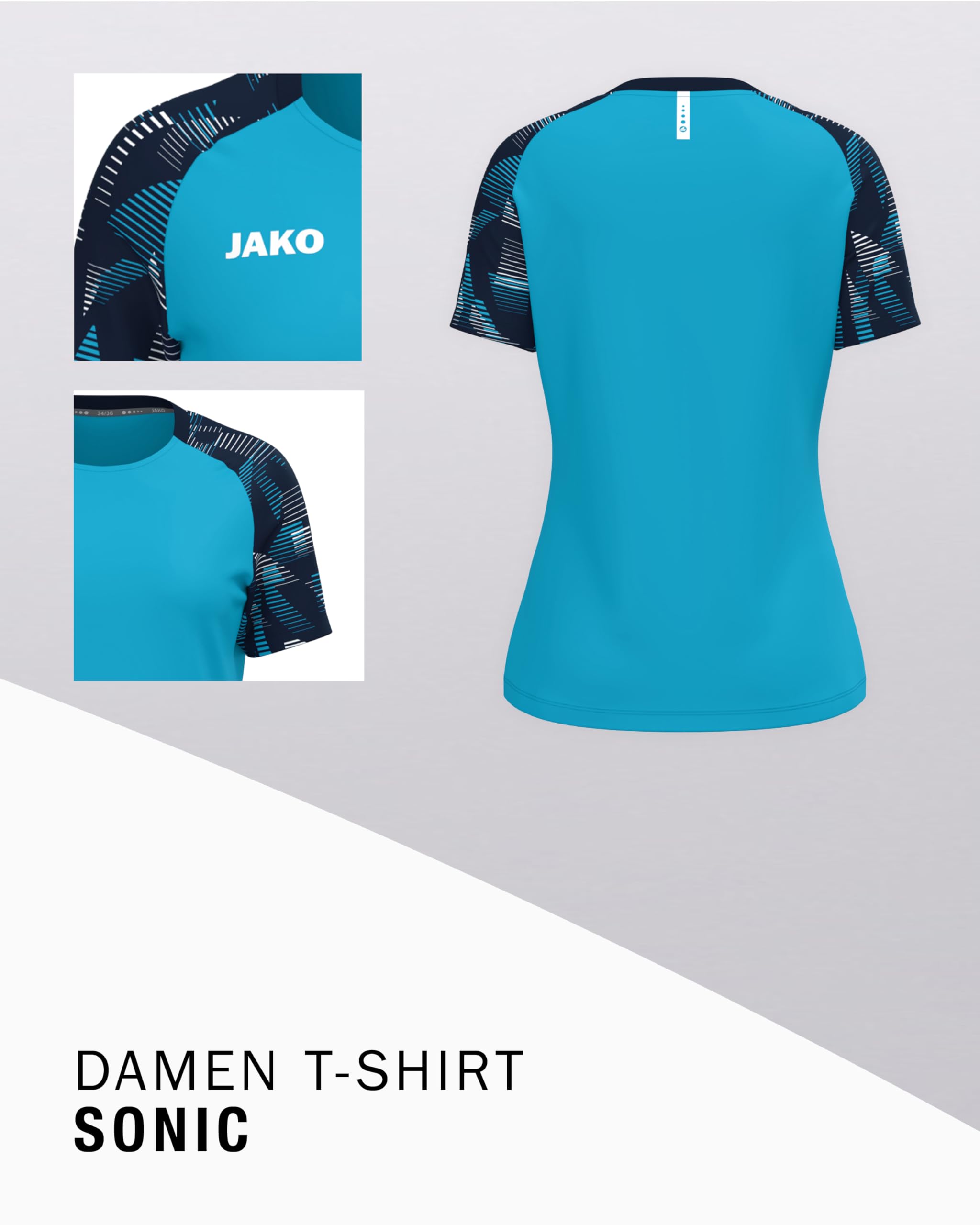 jako-sonic-damen-t-shirt-aqua-marine-recyceltes-polyester image 4