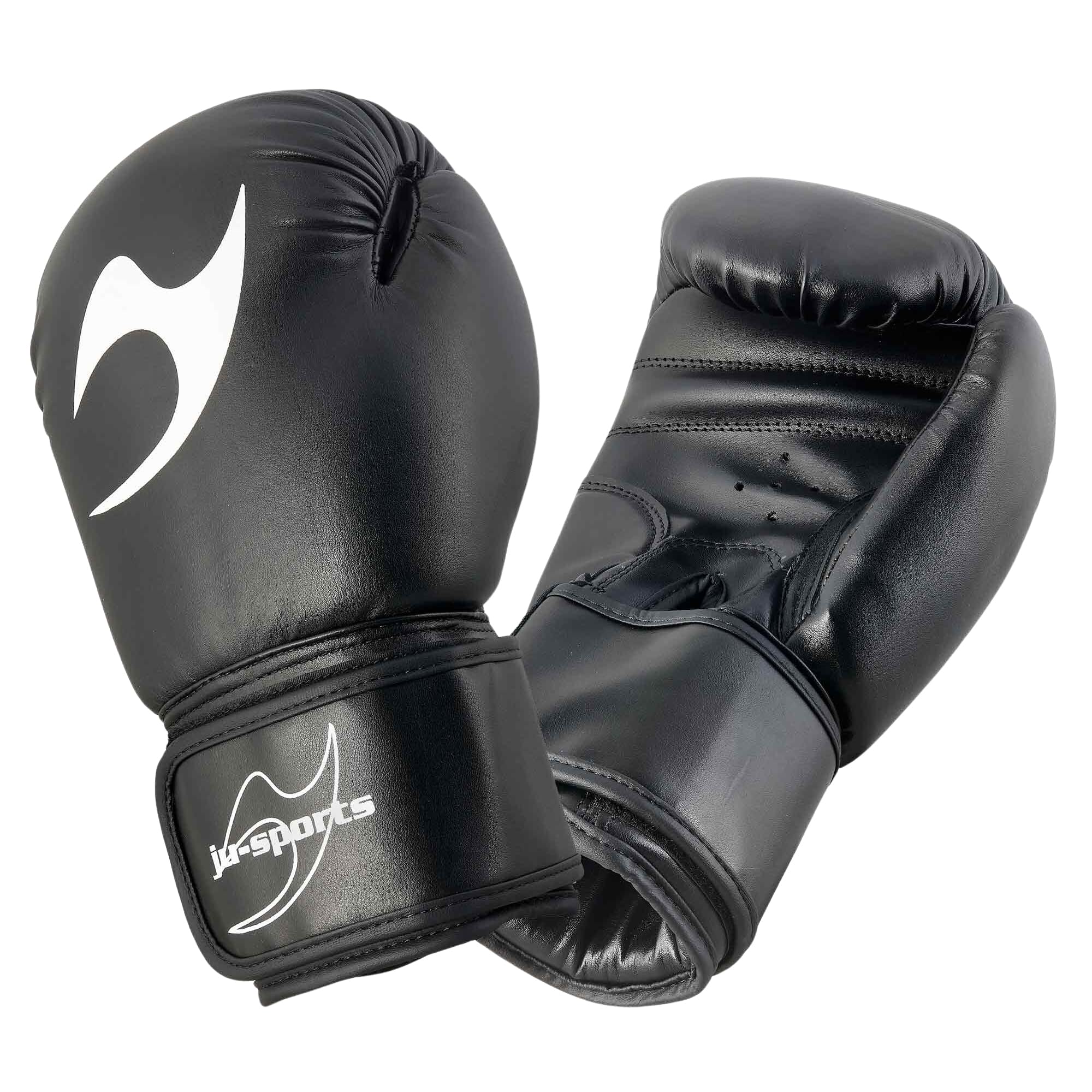 ju-sports-boxhandschuhe-12-oz-boxen-training-schwarz-pu image 1