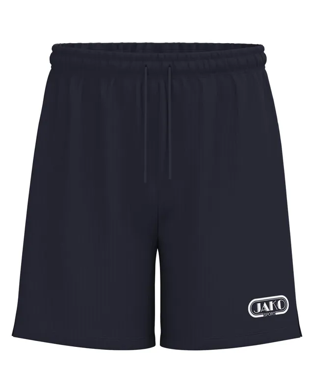 jako-wardrobe-retro-unisex-shorts-schwarz-recycelt image 1