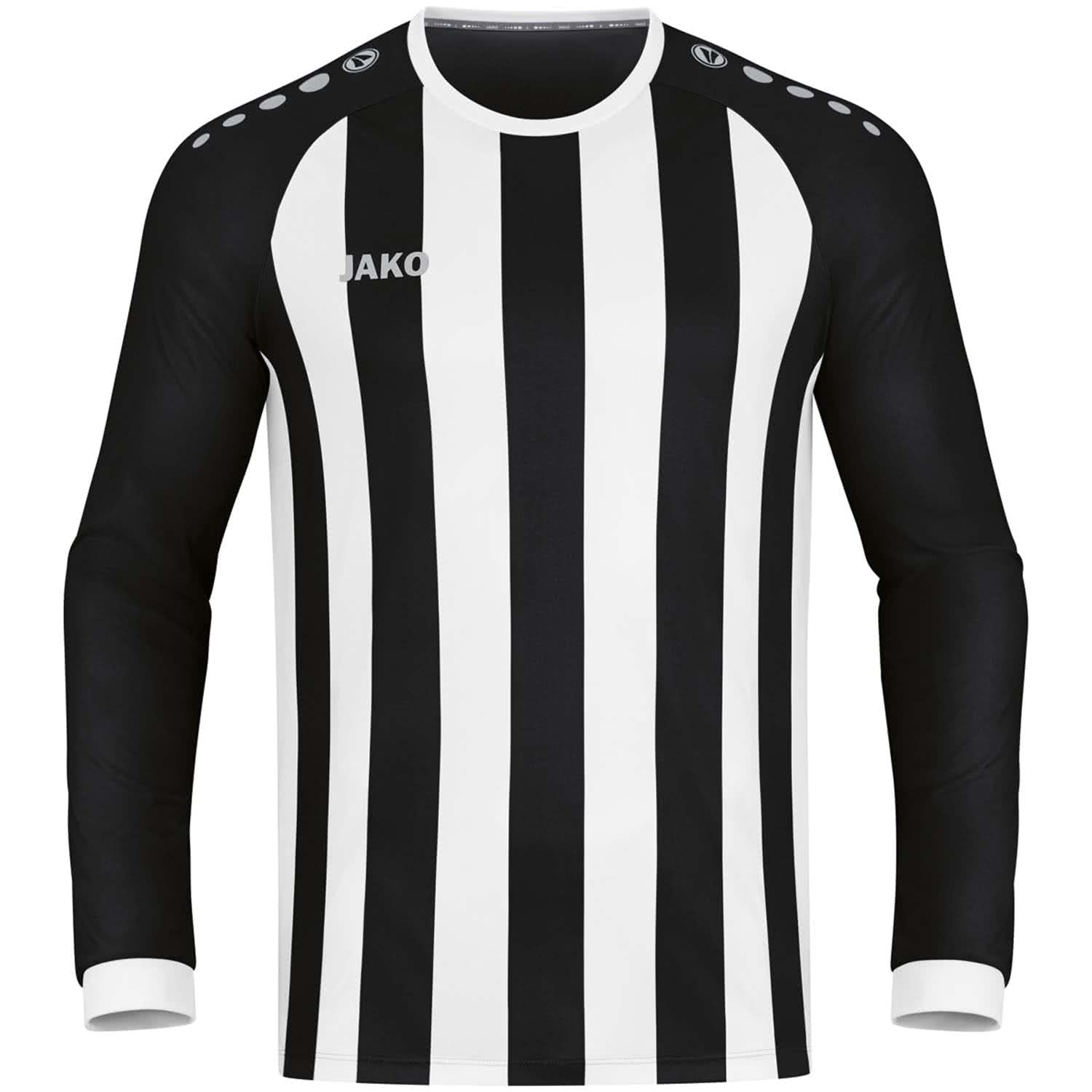 jako-inter-trikot-langarm-kinder-fussballtrikot-keepdry-streifen image 2